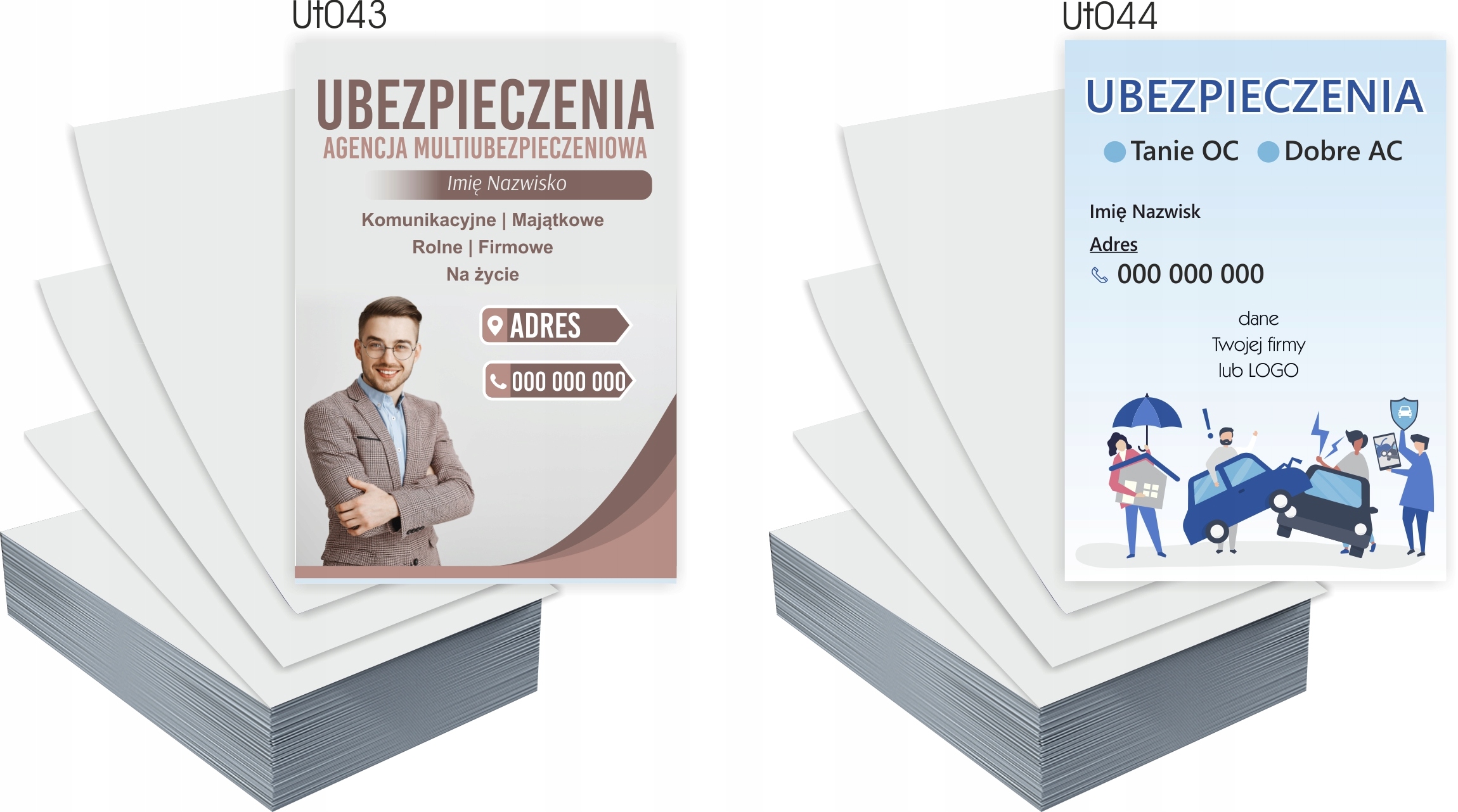 Ulotki A4 reklamowe firmowe AUTO KOSMETYKA GOTOWY PROJEKT GRATIS 1000 szt