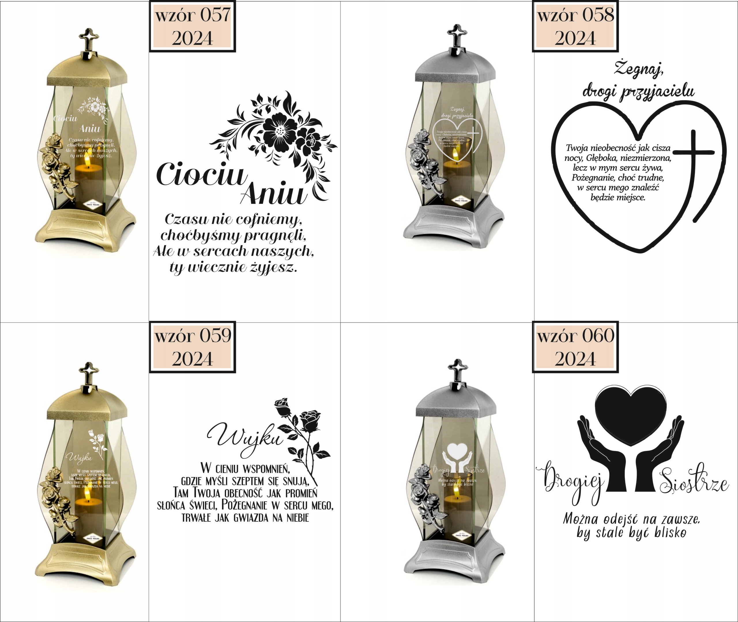 ZNICZ z różą GRAWER KAPLICZKA personalizowany napis dedykacja DLA BRATA