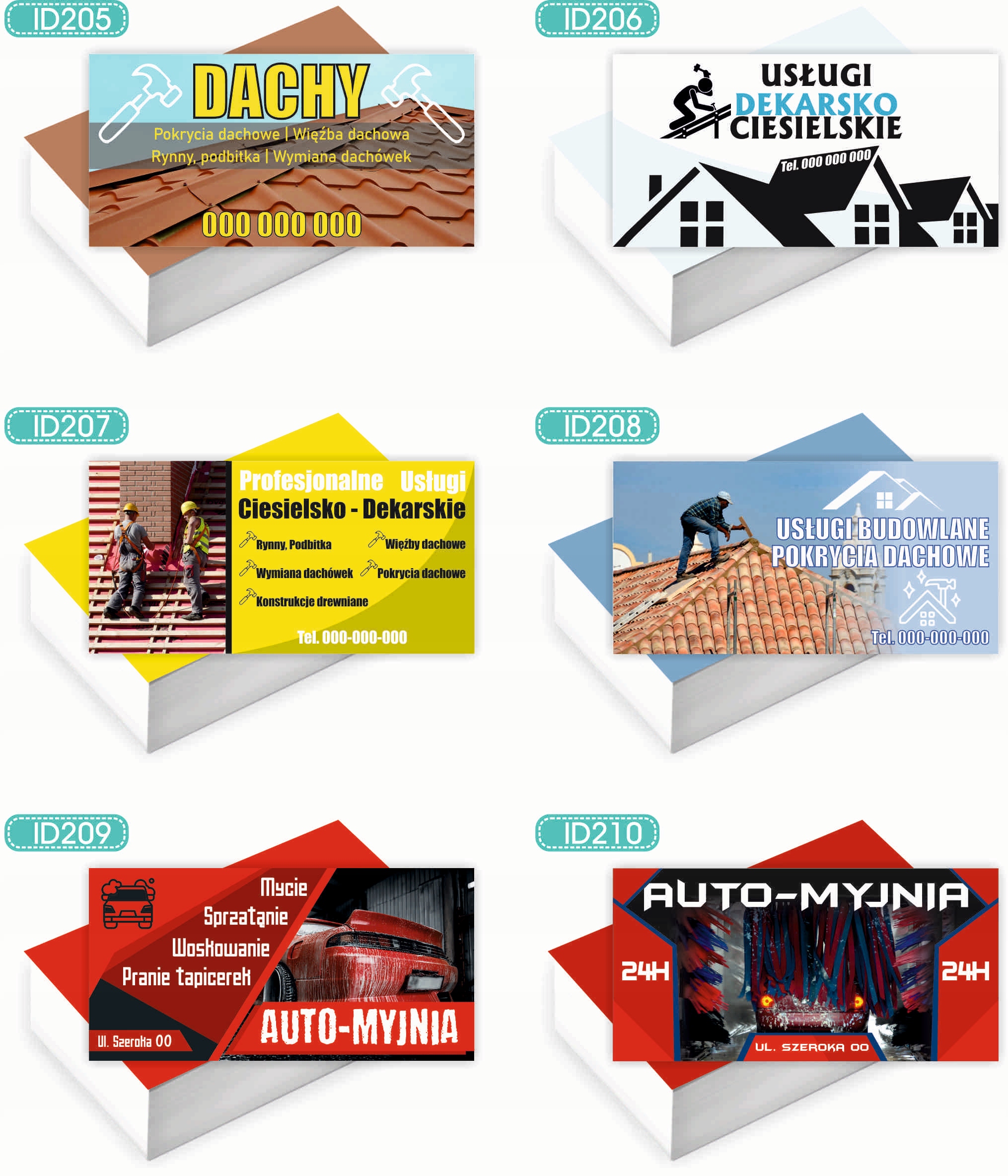 Wizytówki firmowe 200 szt WIELE WZORÓW do wyboru SPRZEDAM NIERUCHOMOŚĆ