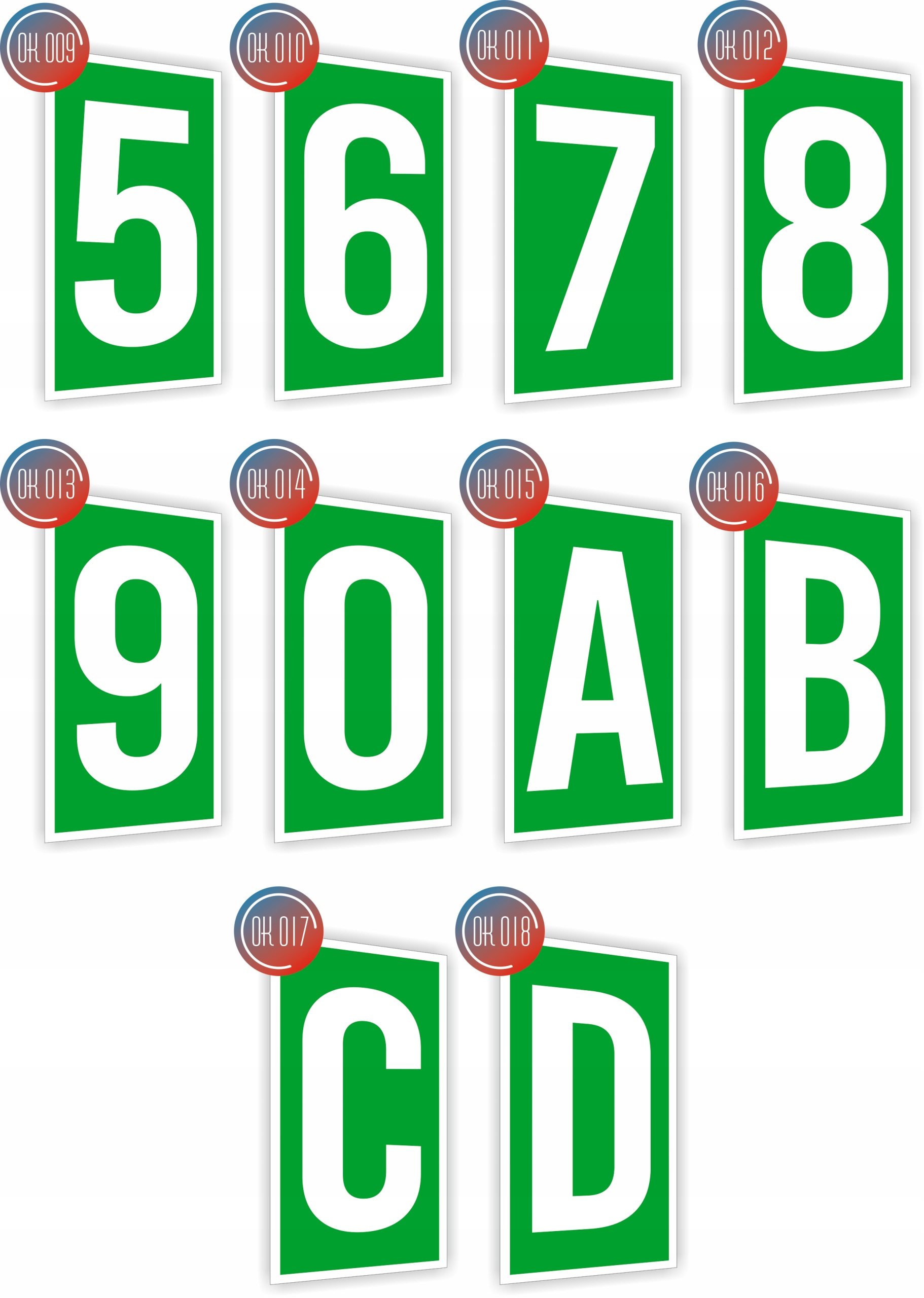 Tabliczka ewakuacyjna informacyjna z nadrukiem 20x10 cm exit