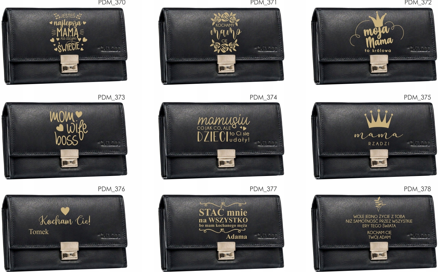 Eleganckie portfele GRAWER wzory na DZIEŃ KOBIET