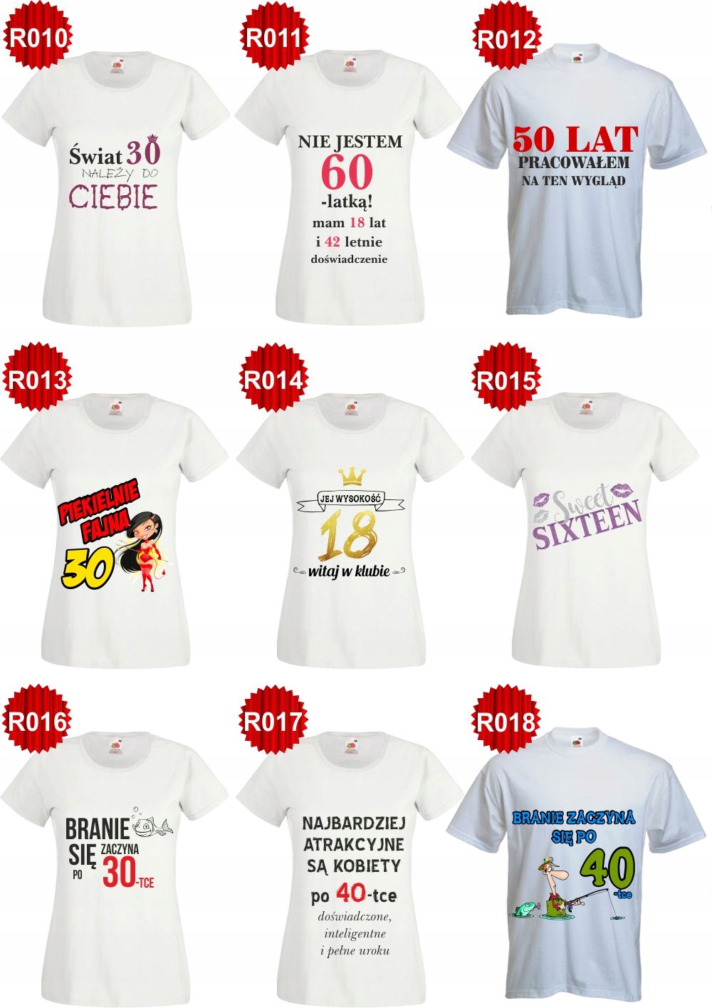 ŚMIESZNA Koszulka T-SHIRT prezent KOBIETA PO 30TCE