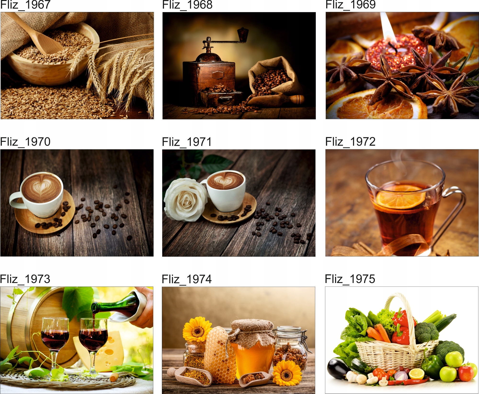 FOTOTAPETA kuchenna do Kuchni KAWA ŁYŻKA WOREK