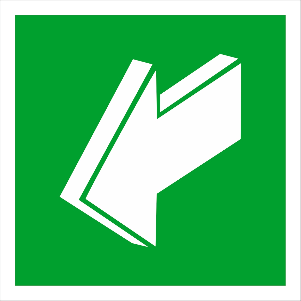 Tabliczka informacyjna piktogram 10x10 cm grawer strzałka