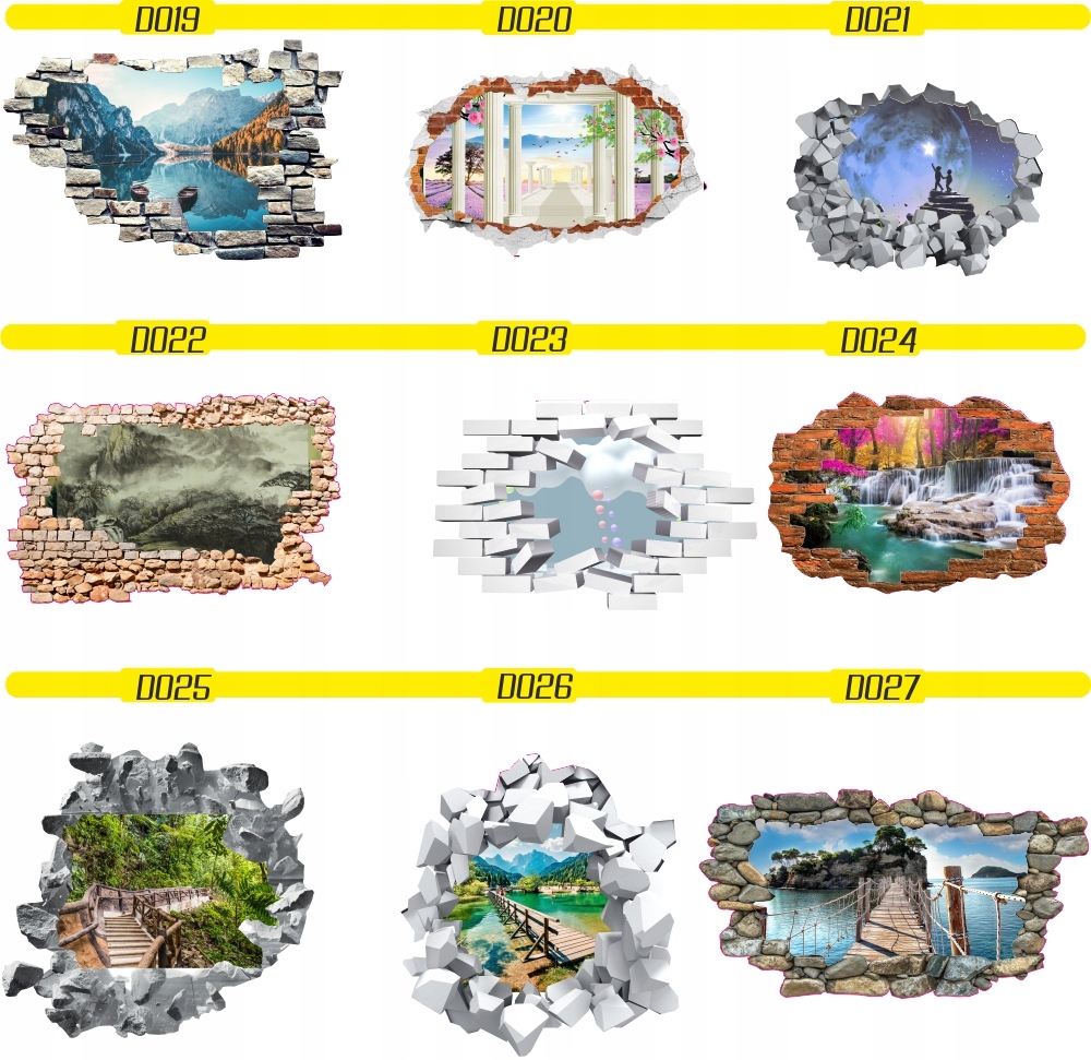FOTOTAPETA 3D naklejka samoprzylepna widok most