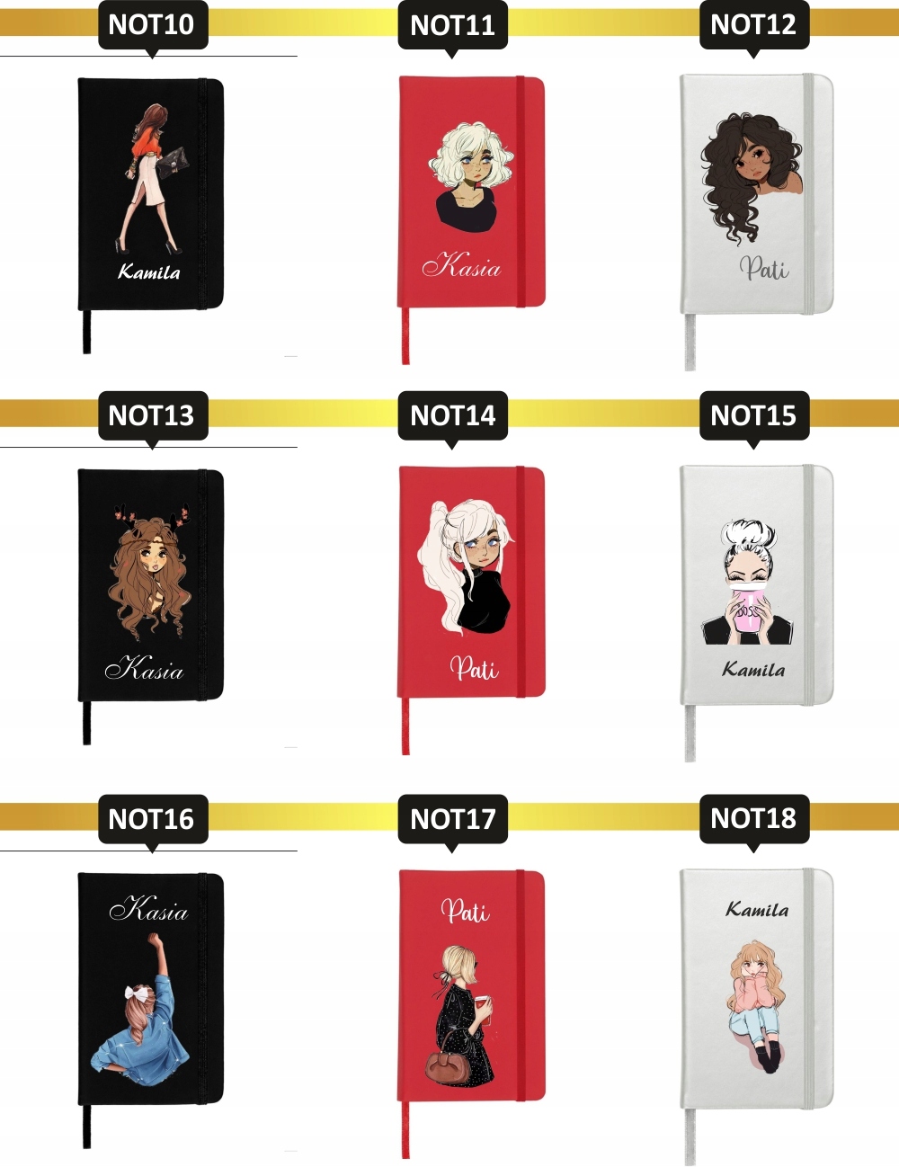 Notatnik planer A5 prezent dzień dziadka nadruk notes