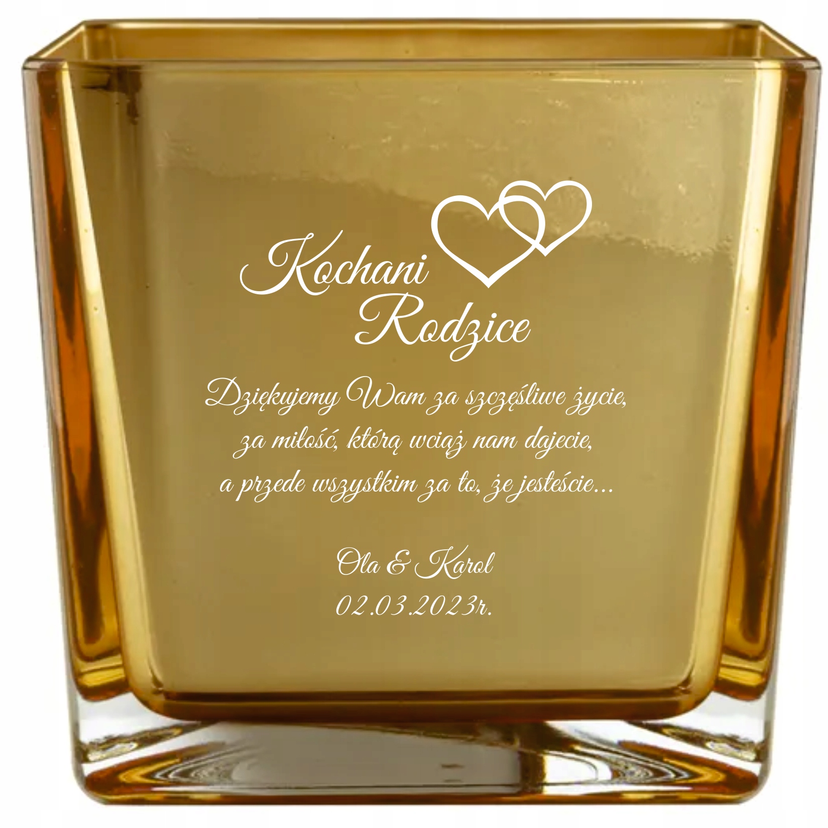 WAZON grawer prezent dla RODZICÓW podziękowanie