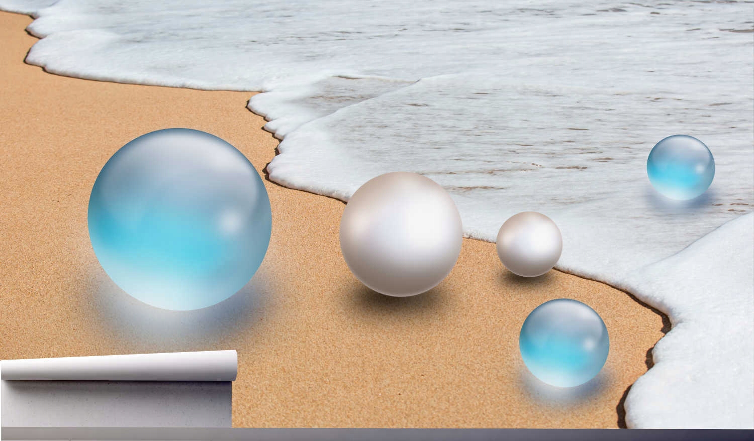 Fototapeta KULE NAD BRZEGIEM OCEANU 200 x130