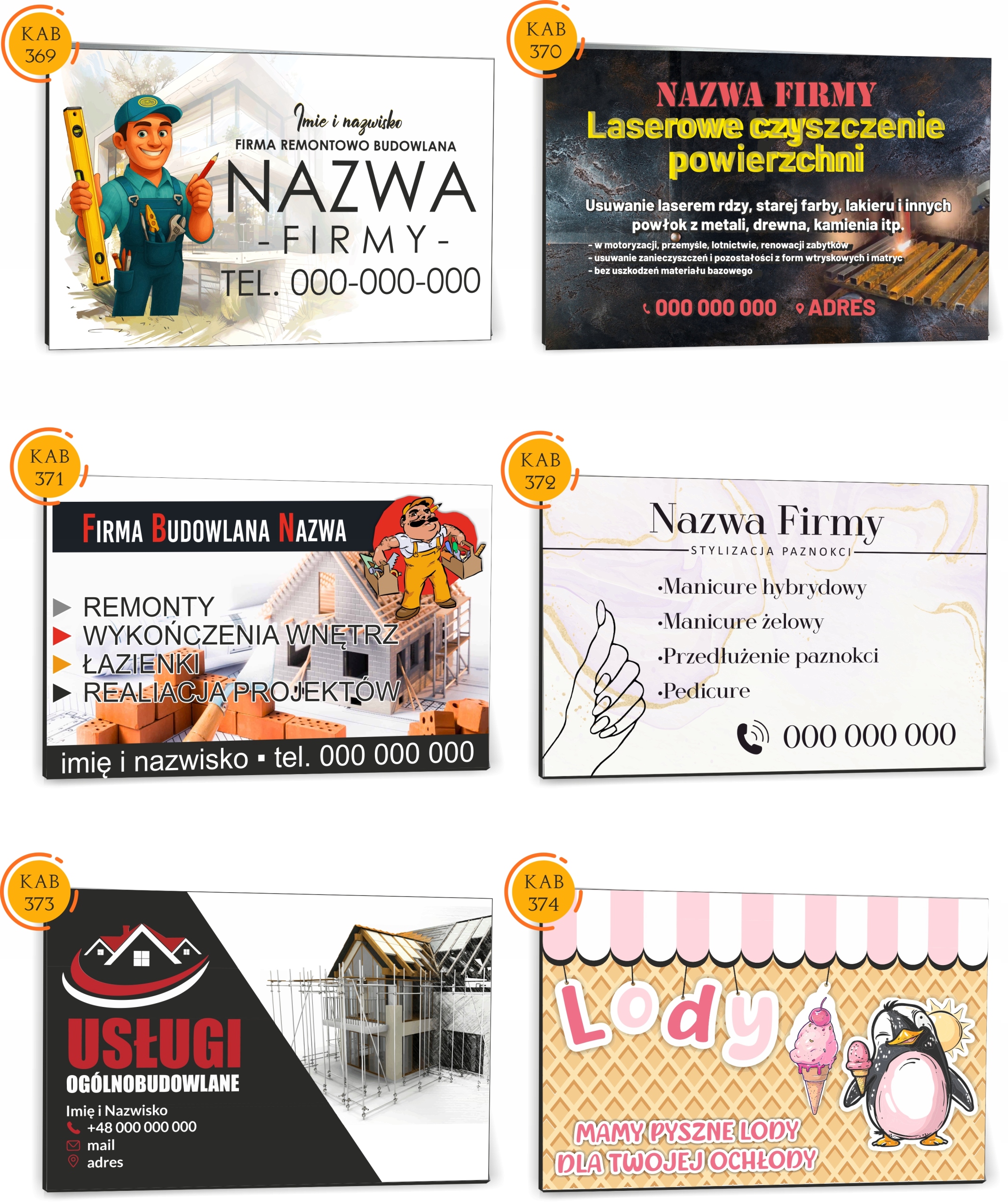 Tabliczka reklamowa szyld dibond 40x30 NADRUK udładanie kostki brukowej