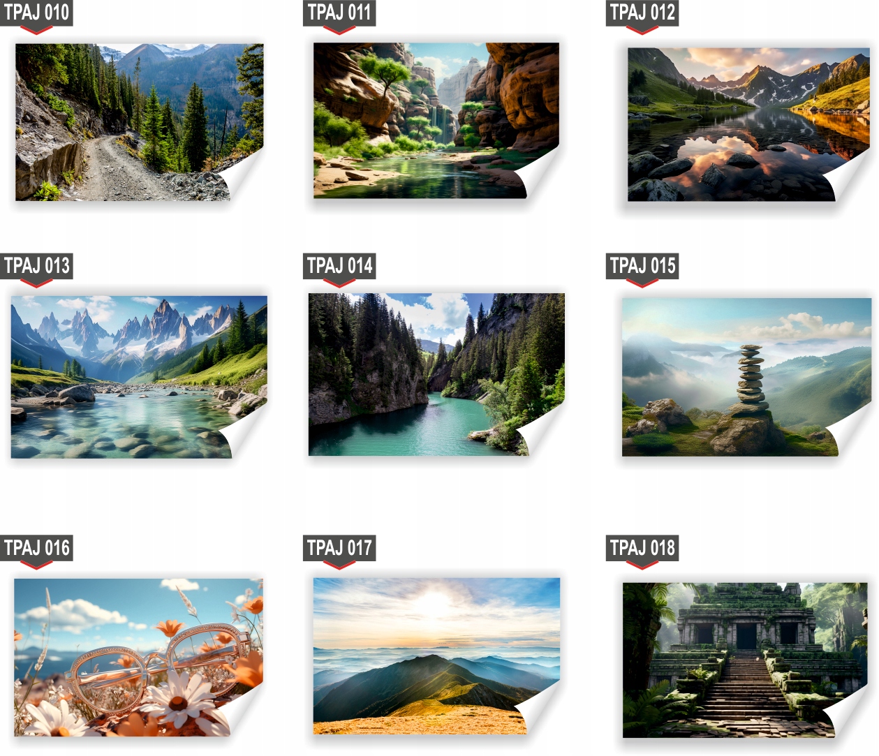 Fototapeta PREMIUM STRUKTURA ZMYWALANA panorama krajobraz lasu tropikalnego