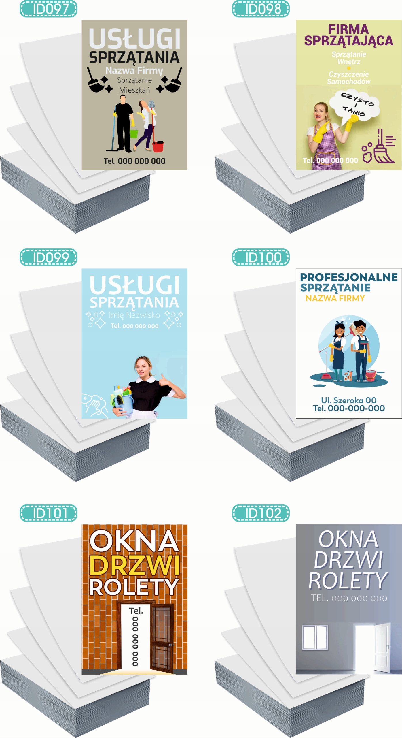 Ulotki A4 reklamowe firmowe 5000szt projekt w cenie UBERPIECZENIA