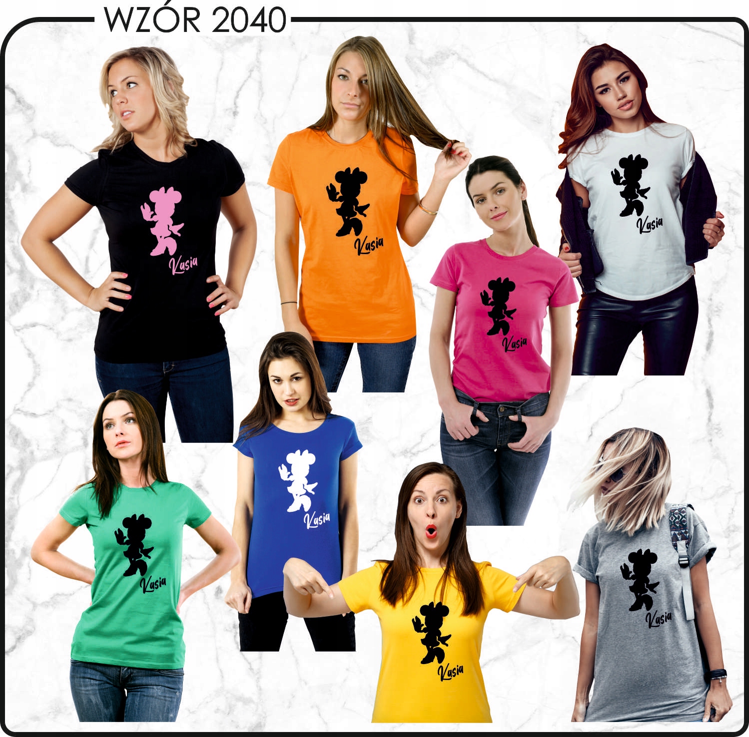 Koszulka T-shirt z imieniem PREZENT dla KOLEŻANKI