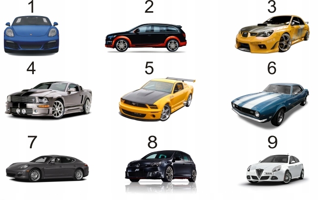 NAKLEJKA NA ŚCIANĘ naklejki samochody auta cars