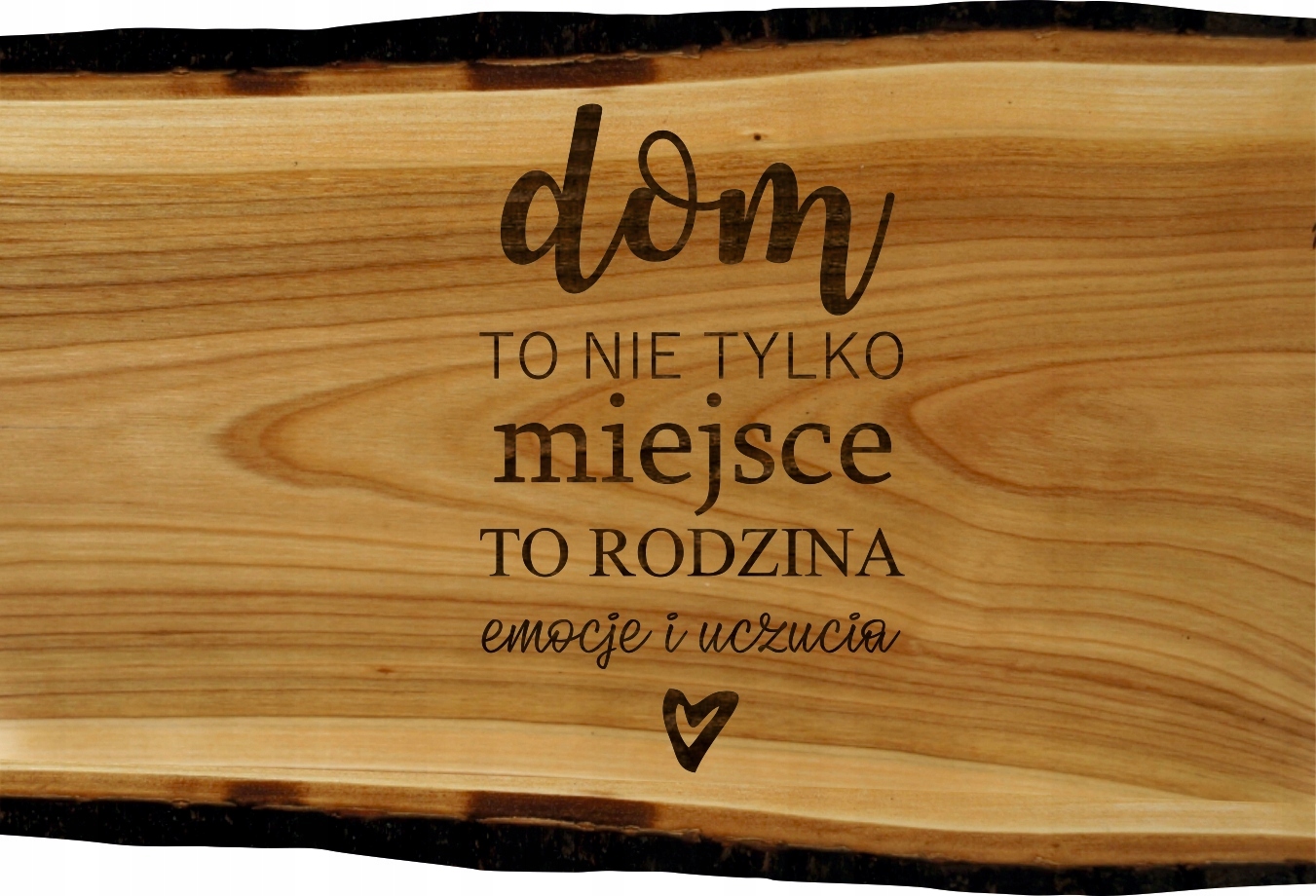 Deska z grawerem PREZENT na NOWY DOM osiedliny HIT