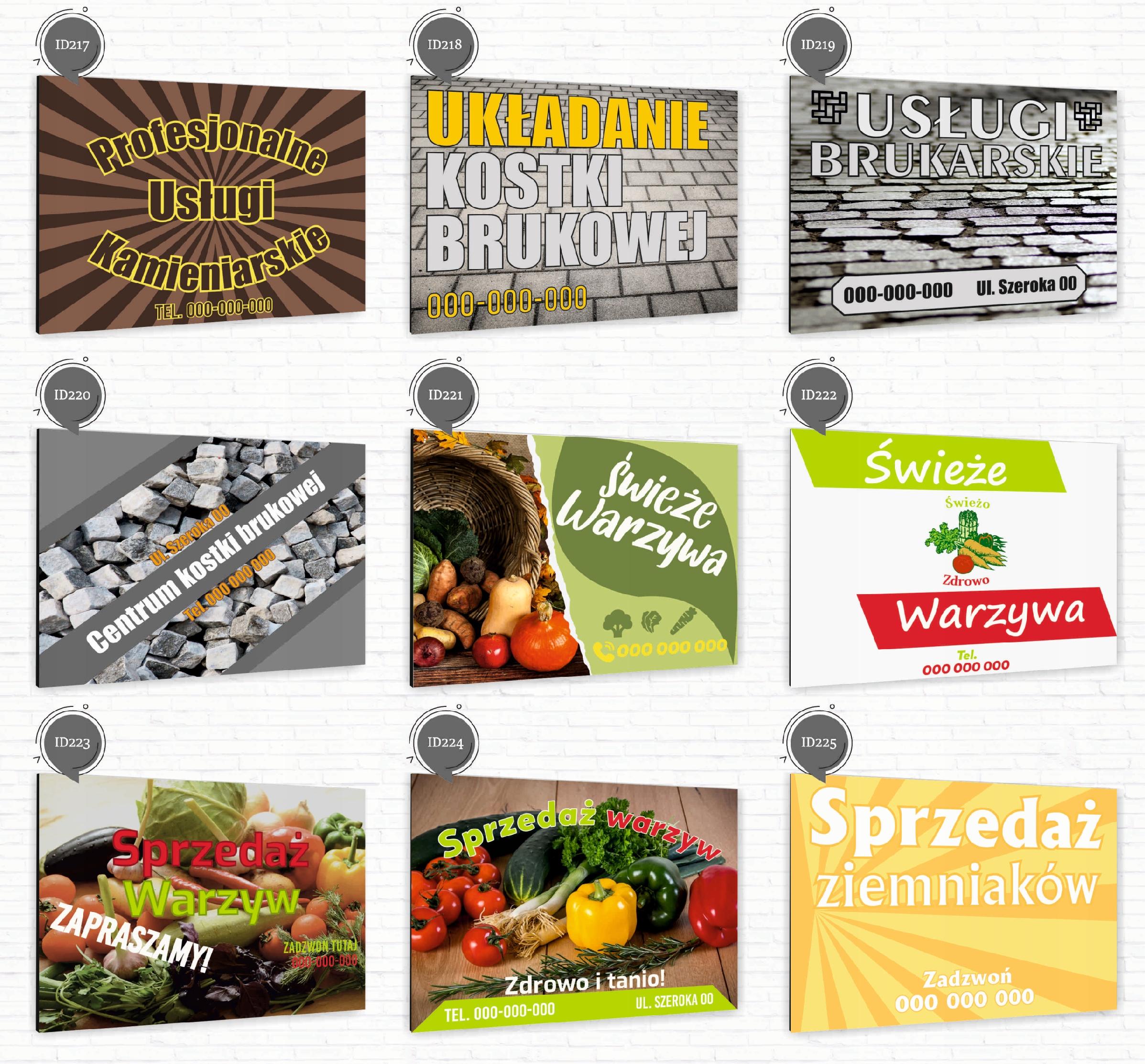 nadruk UV TABLICZKA reklamowa nierdzewna DREWNO OPAŁOWE dibond 40x30