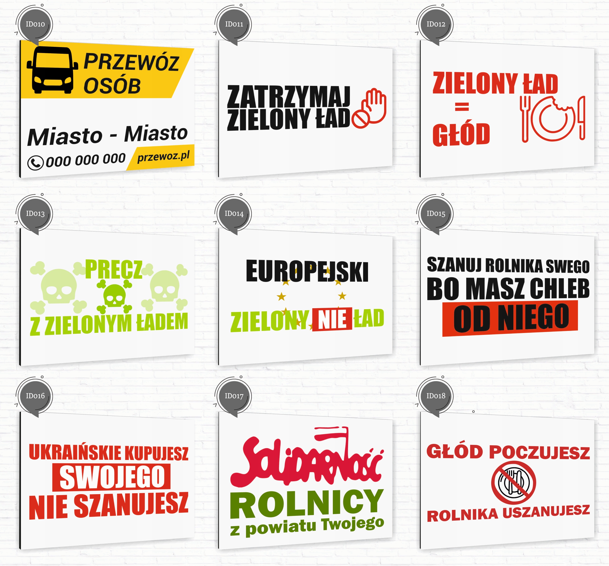 nadruk UV TABLICZKA reklamowa szyld SPRZEDAŻ KRUSZYW DIBOND 40x30 cm