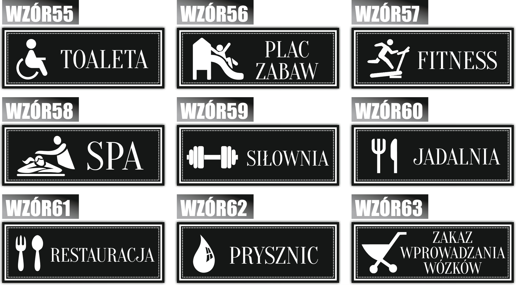 Tabliczka Grawer na Drzwi ZAKAZ PALENIA