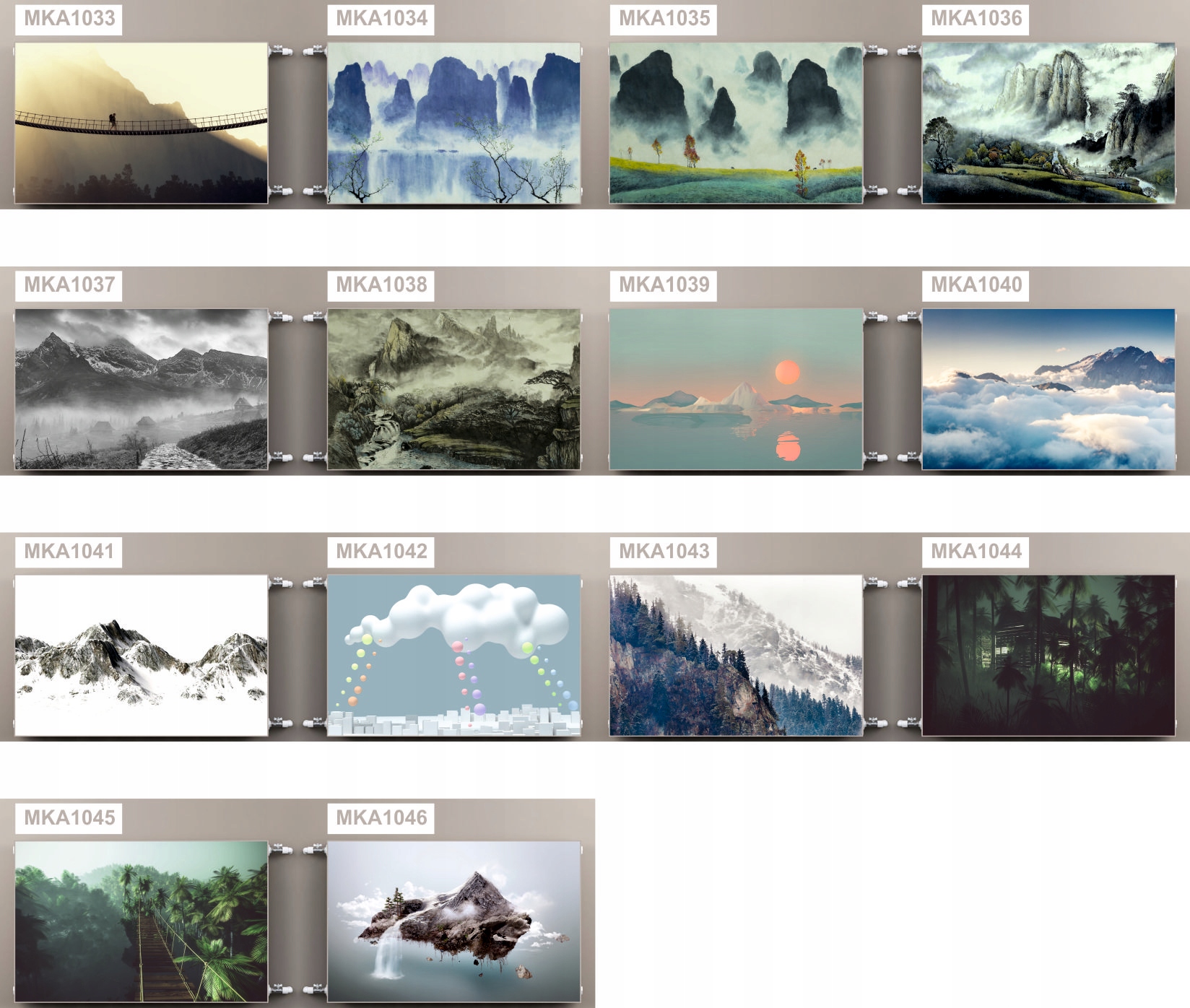 Mata MAGNETYCZNA OSŁONA GRZEJNIK MASKOWNICA magnes