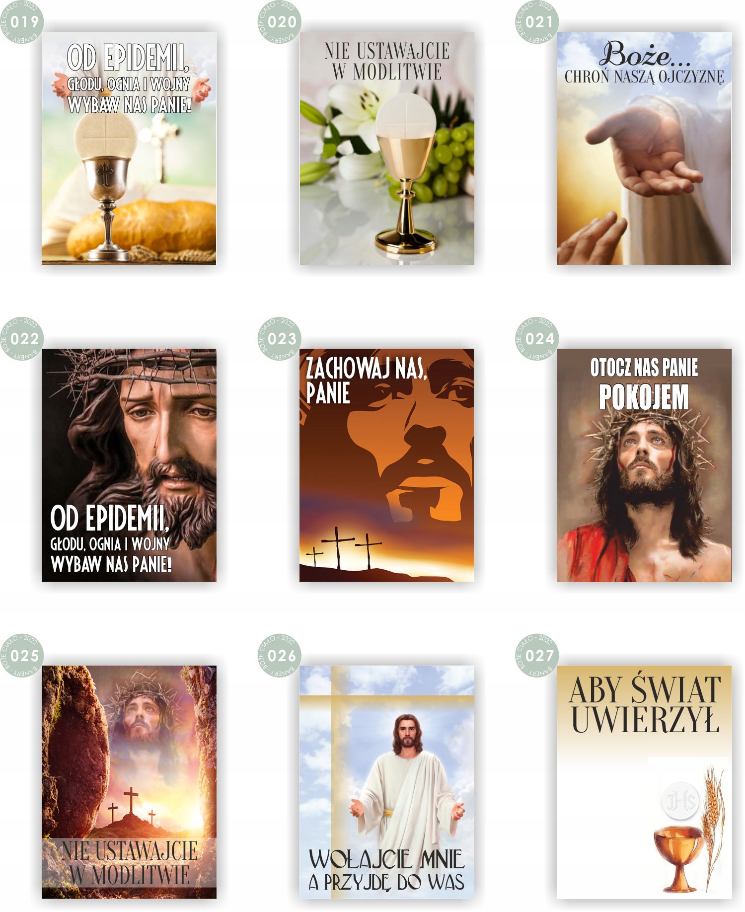 BANER NA BOŻE CIAŁO dekoracja OŁTARZA gotowy wzór