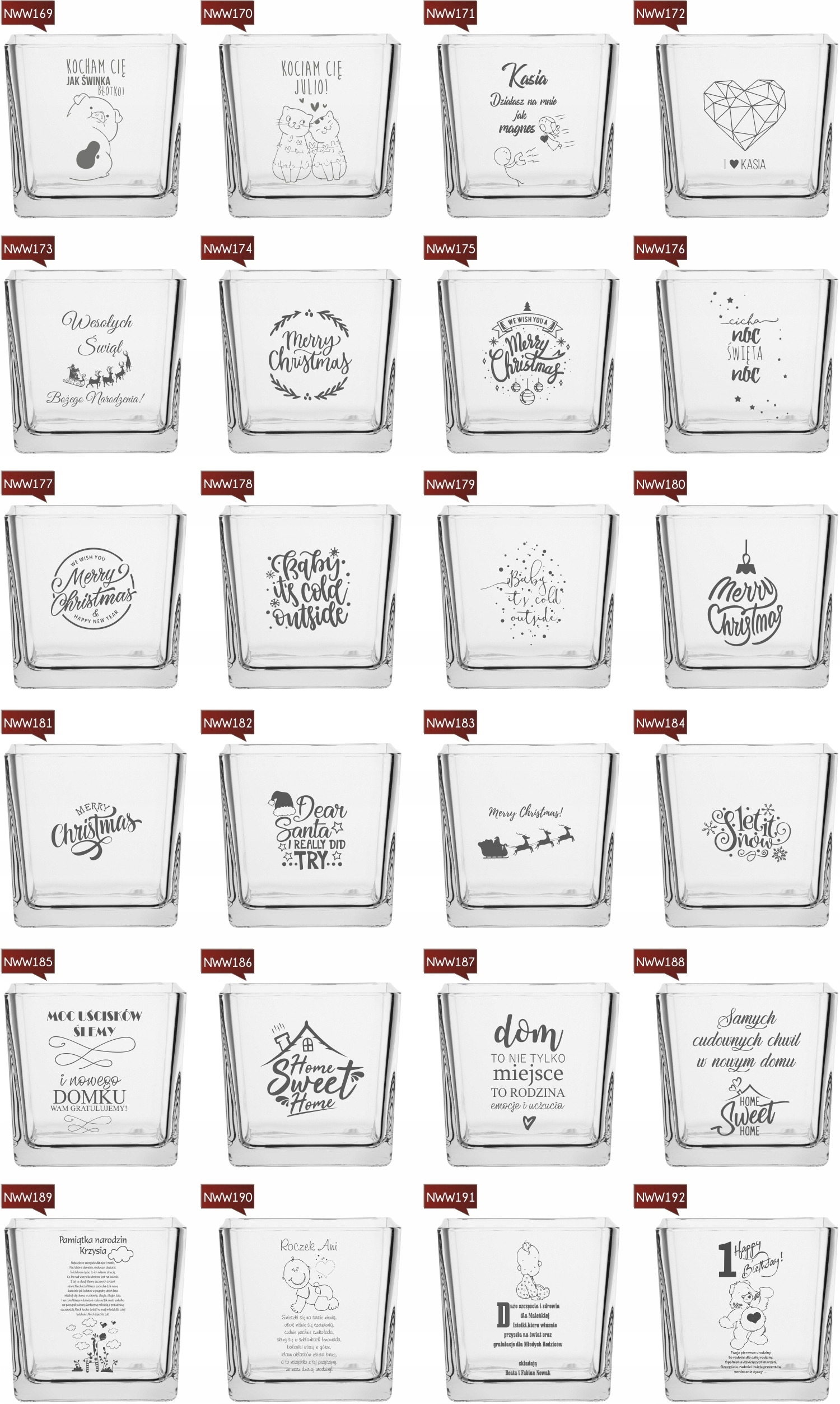 Wazon z grawerem PREZENT na roczek 1 urodziny