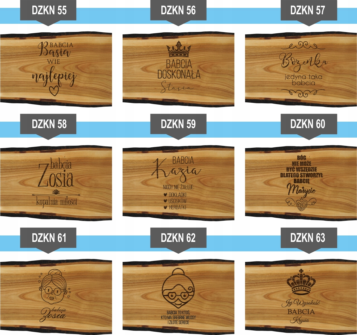 Deska grawer dla DZIADKA DZIADZI z imieniem GIFT