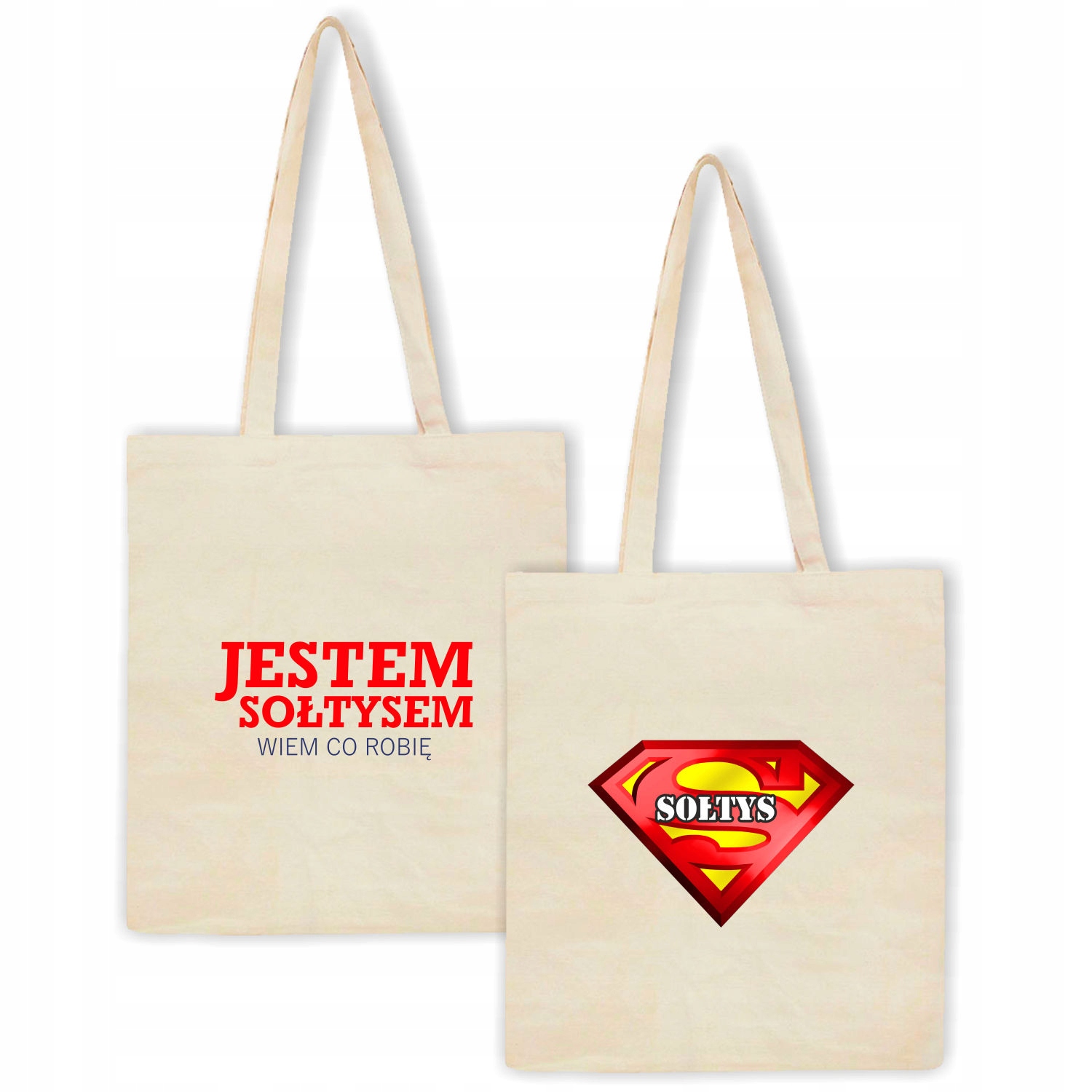 Torba z nadrukiem napis PREZENT SOŁTYS