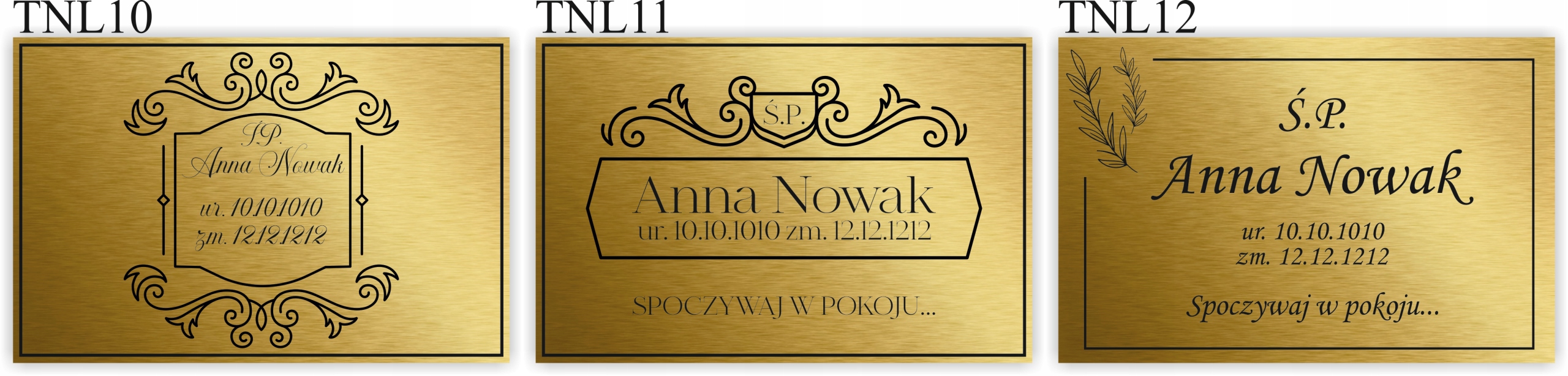 TABLICZKA NA GRÓB NAGROBKOWA TABLICA NAGROBNA