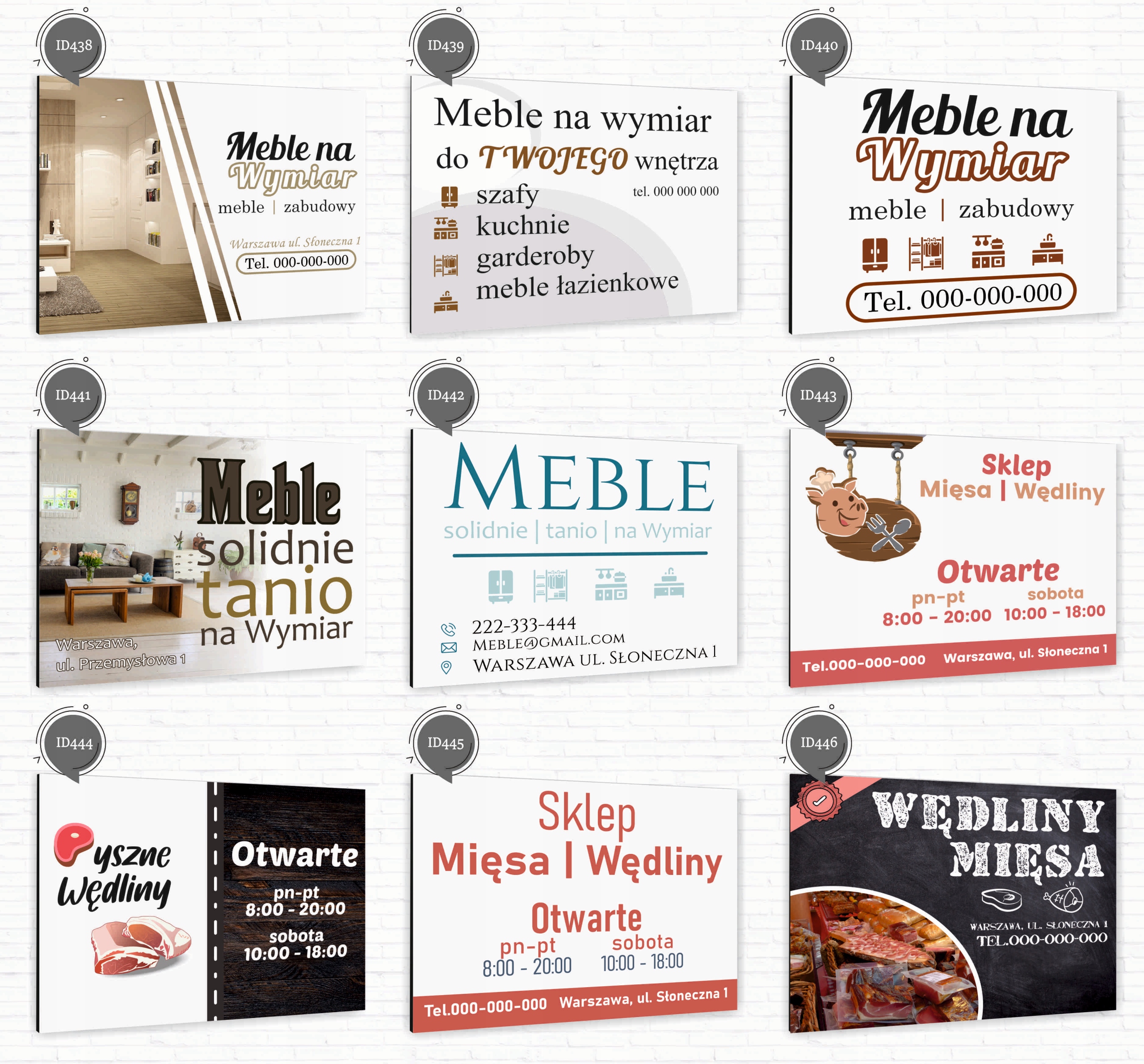 nadruk UV TABLICZKA reklamowa nierdzewna 40x30 PELLET OPAŁOWY sprzedaż