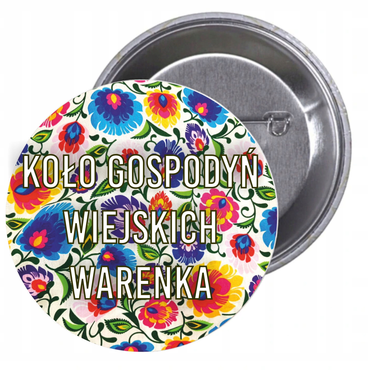 Przypinki buttony KGW WARENKA z grafiką