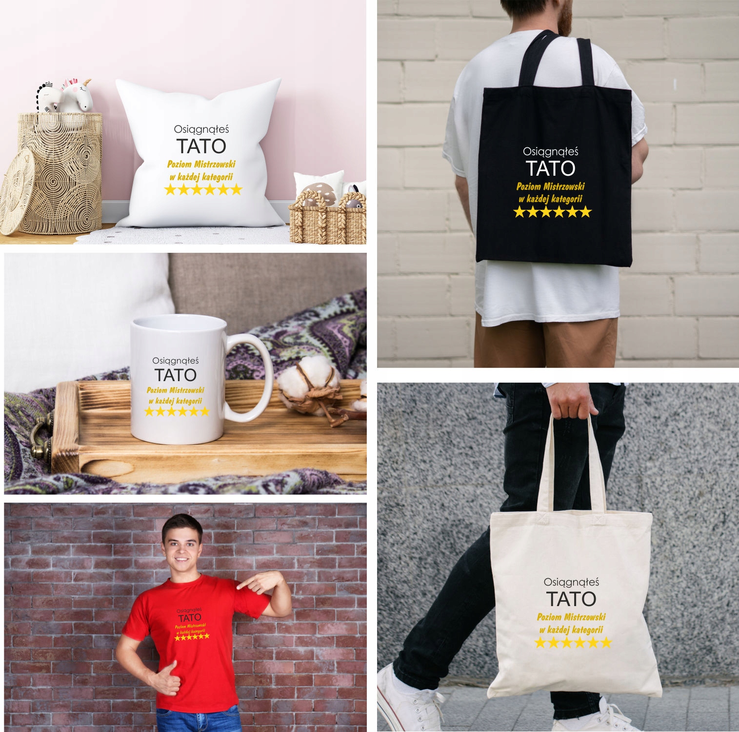 Eko Torba z nadrukiem PREZENT MY DAD