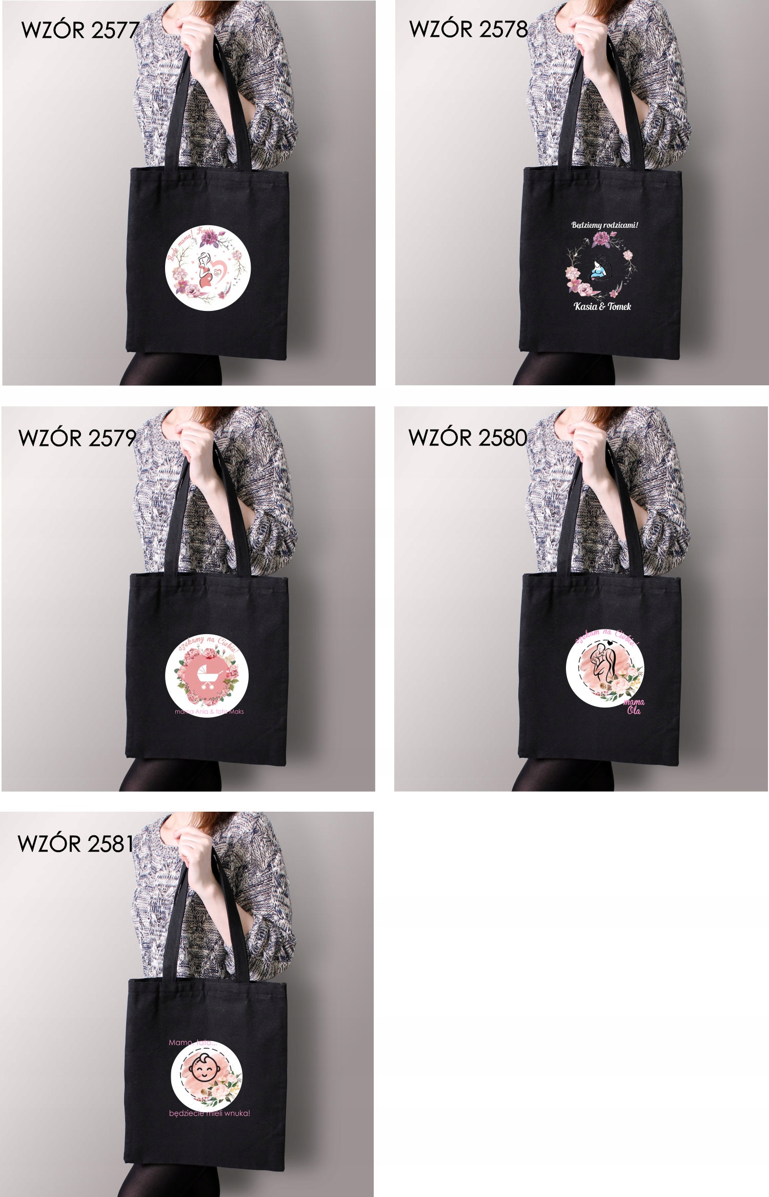 Torba z imieniem nadrukiem PREZENT dla TATY