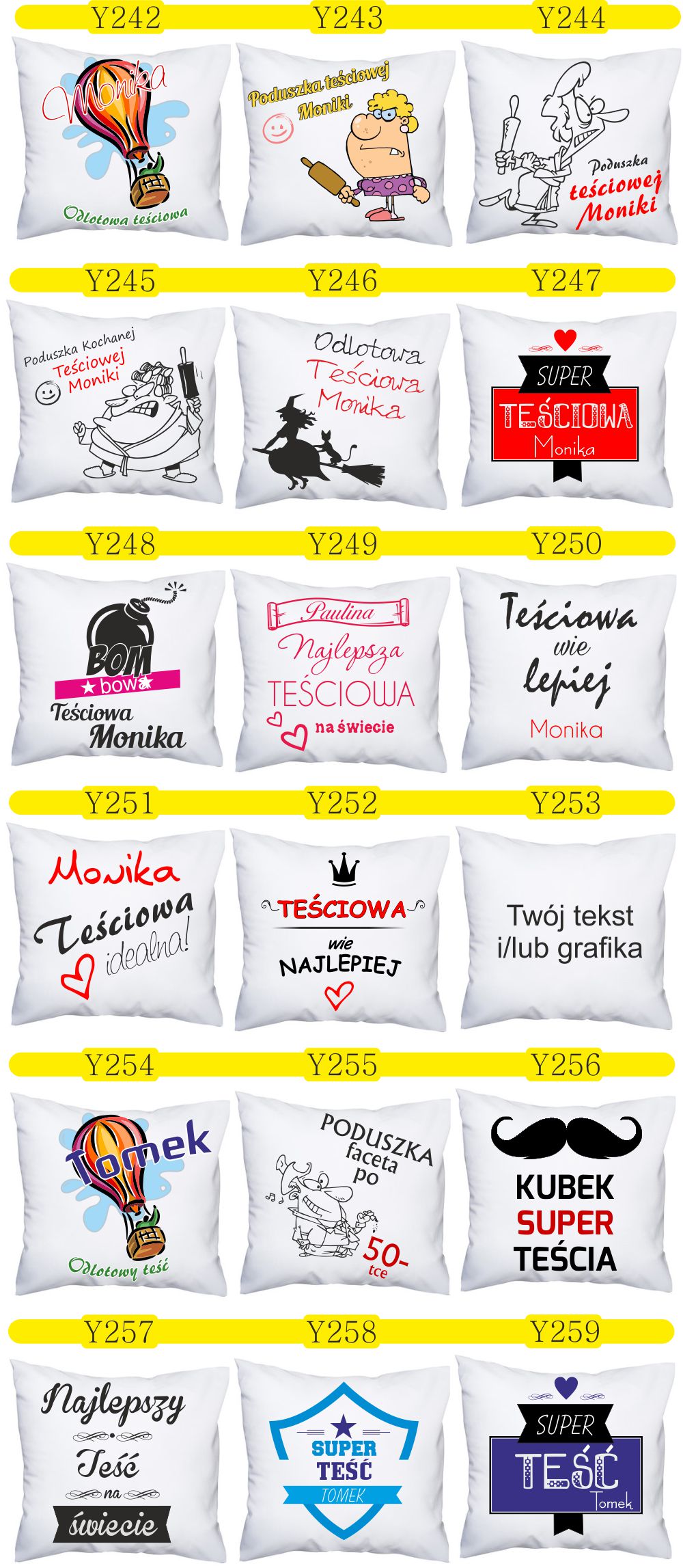 PODUSZKA chemika Tablica Mendelejewa PIERWIASTKI