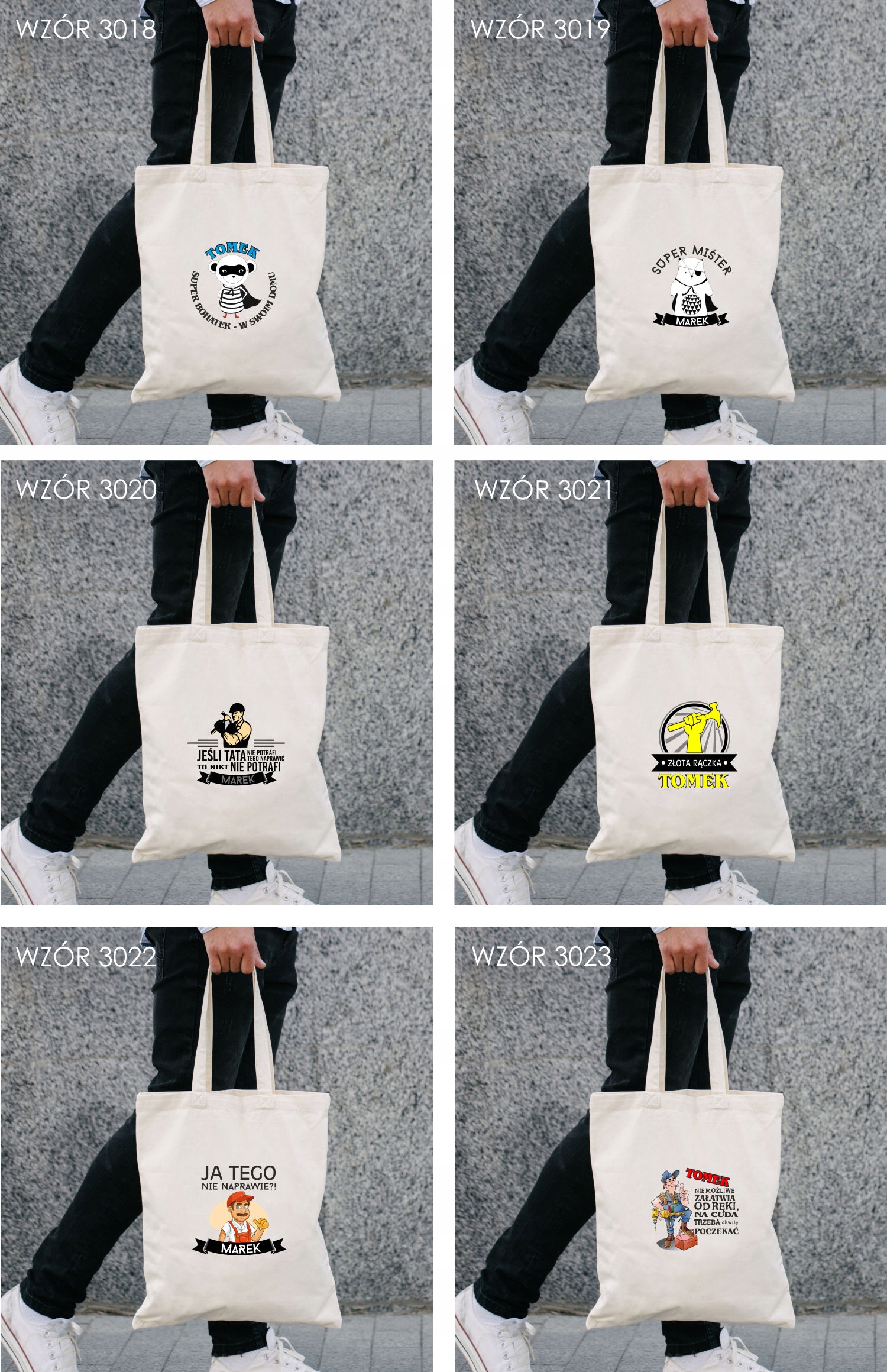 Eko Torba z imieniem PREZENT dla SUPER MECHANIKA