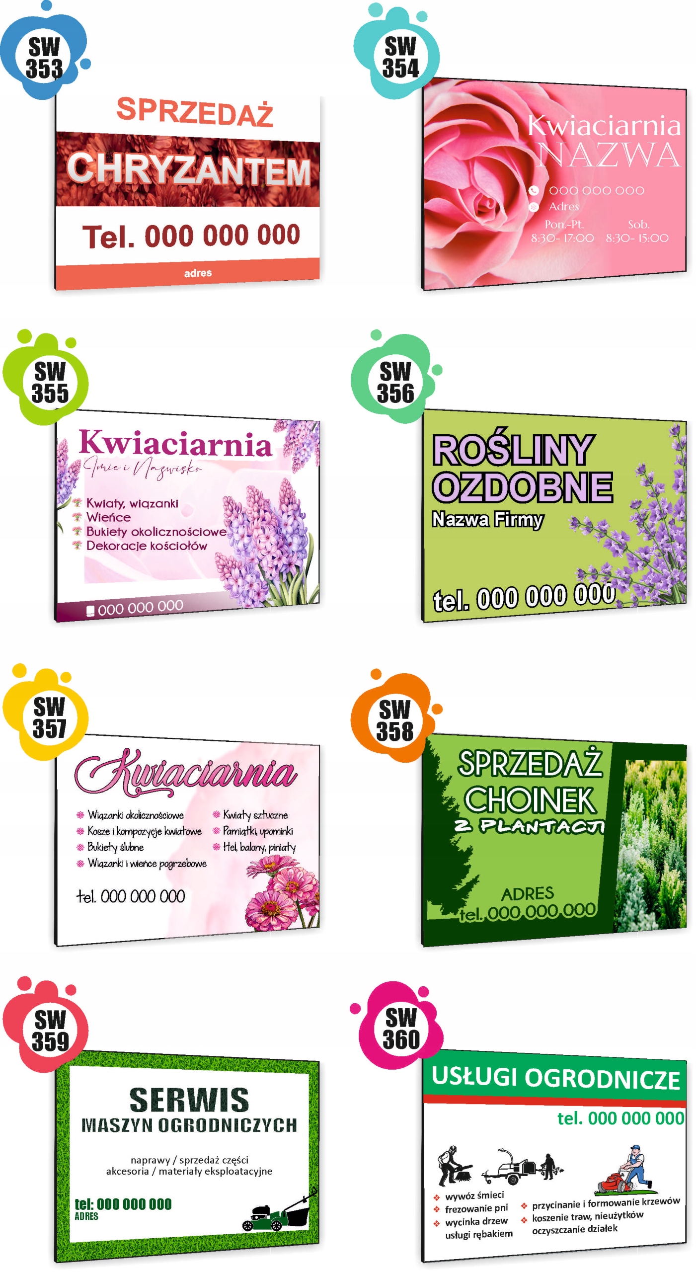 TABLICZKA REKLAMOWA szyld z dibondu nadruk 40x30 elektryk naprawy