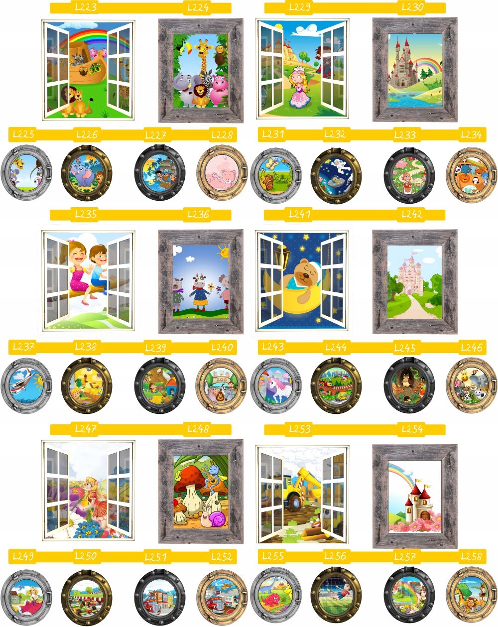 Naklejka samoprzylepna okno widoki TANIO!!! jakość