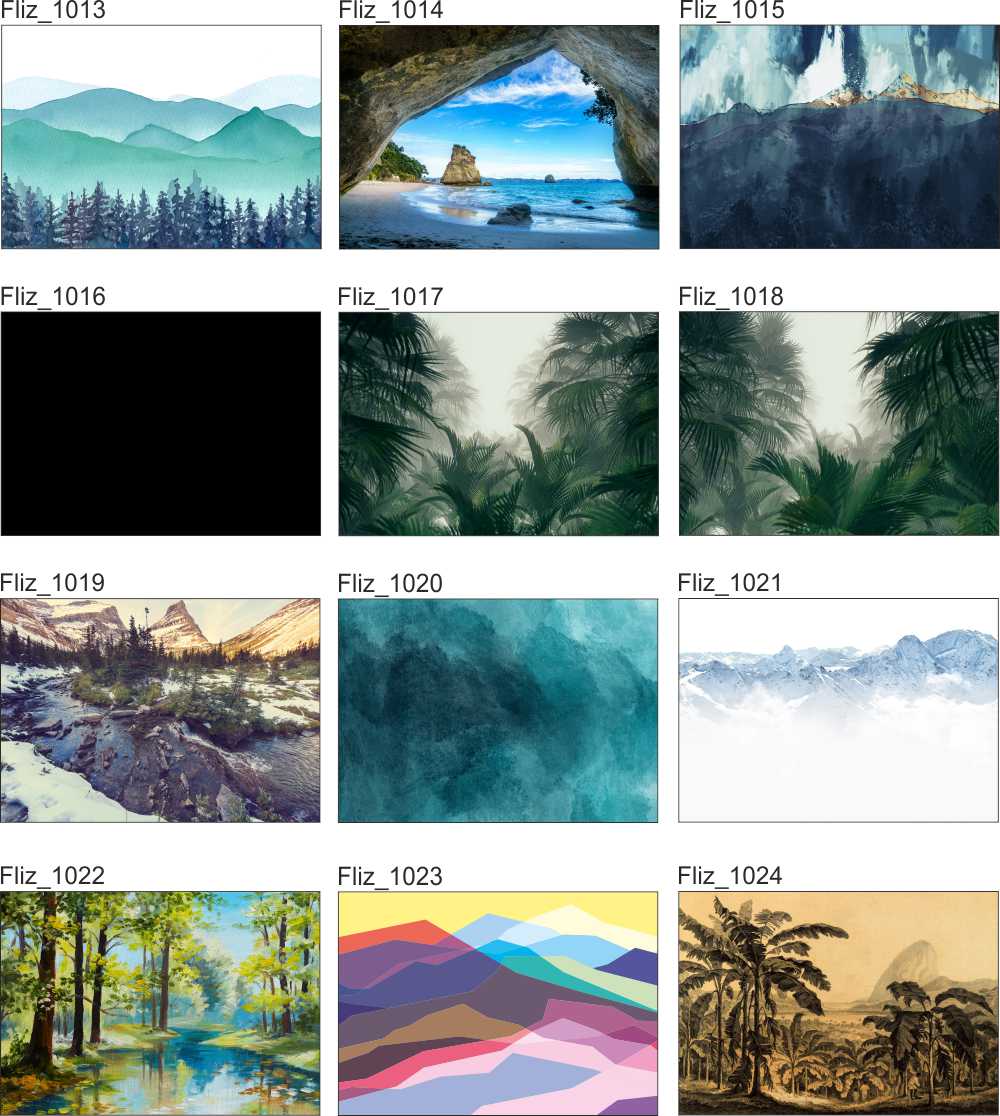 FOTOTAPETA FLIZ widok niebo góry we mgle 350x245