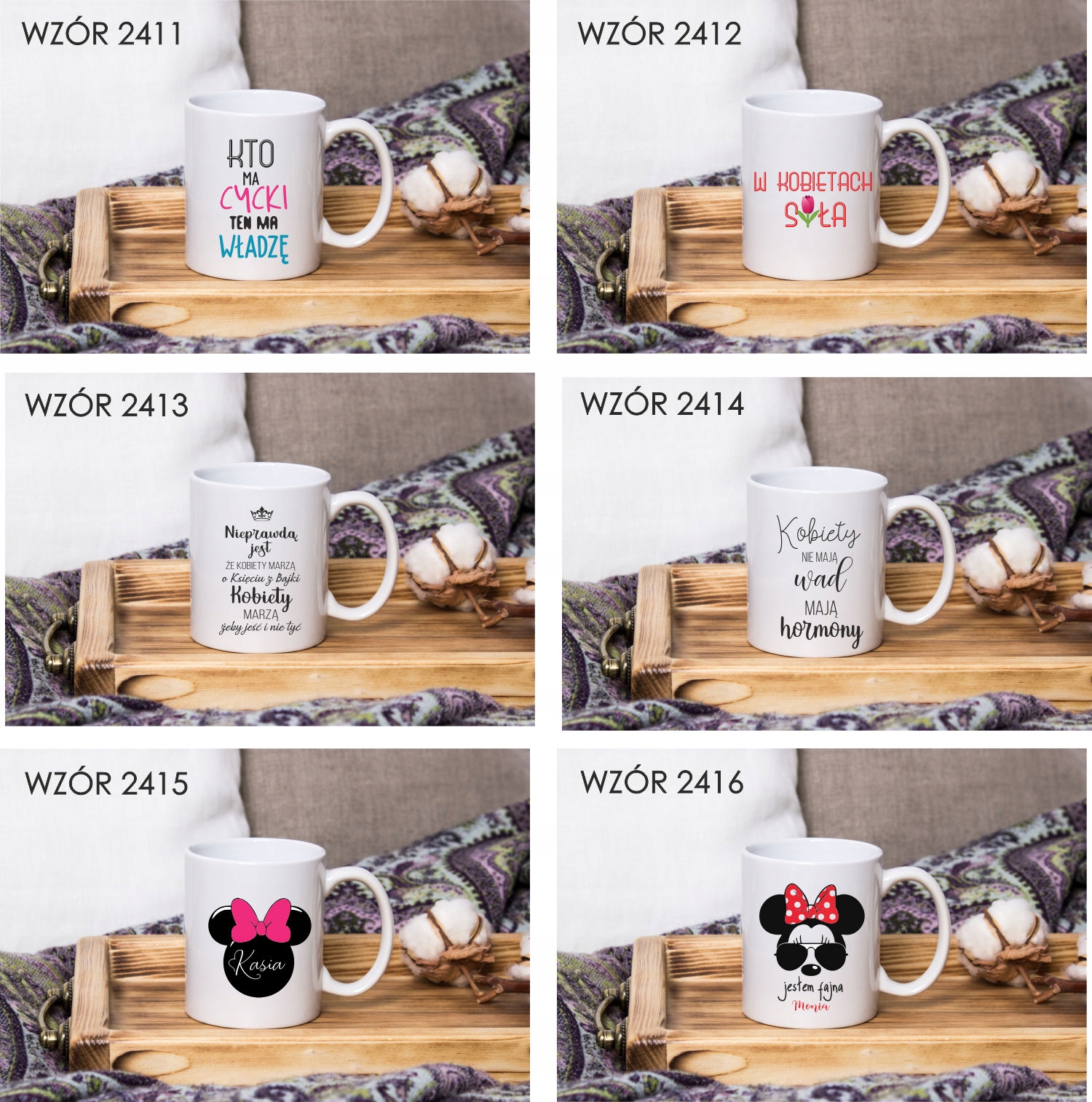 Kubek z imieniem PREZENT KOBIETA SUKCESU