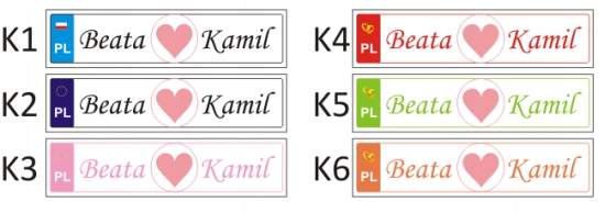 TABLICA ŚLUBNA dekoracyjna rejestracyjn na ślub IMION DATA TWÓJ NAPIS