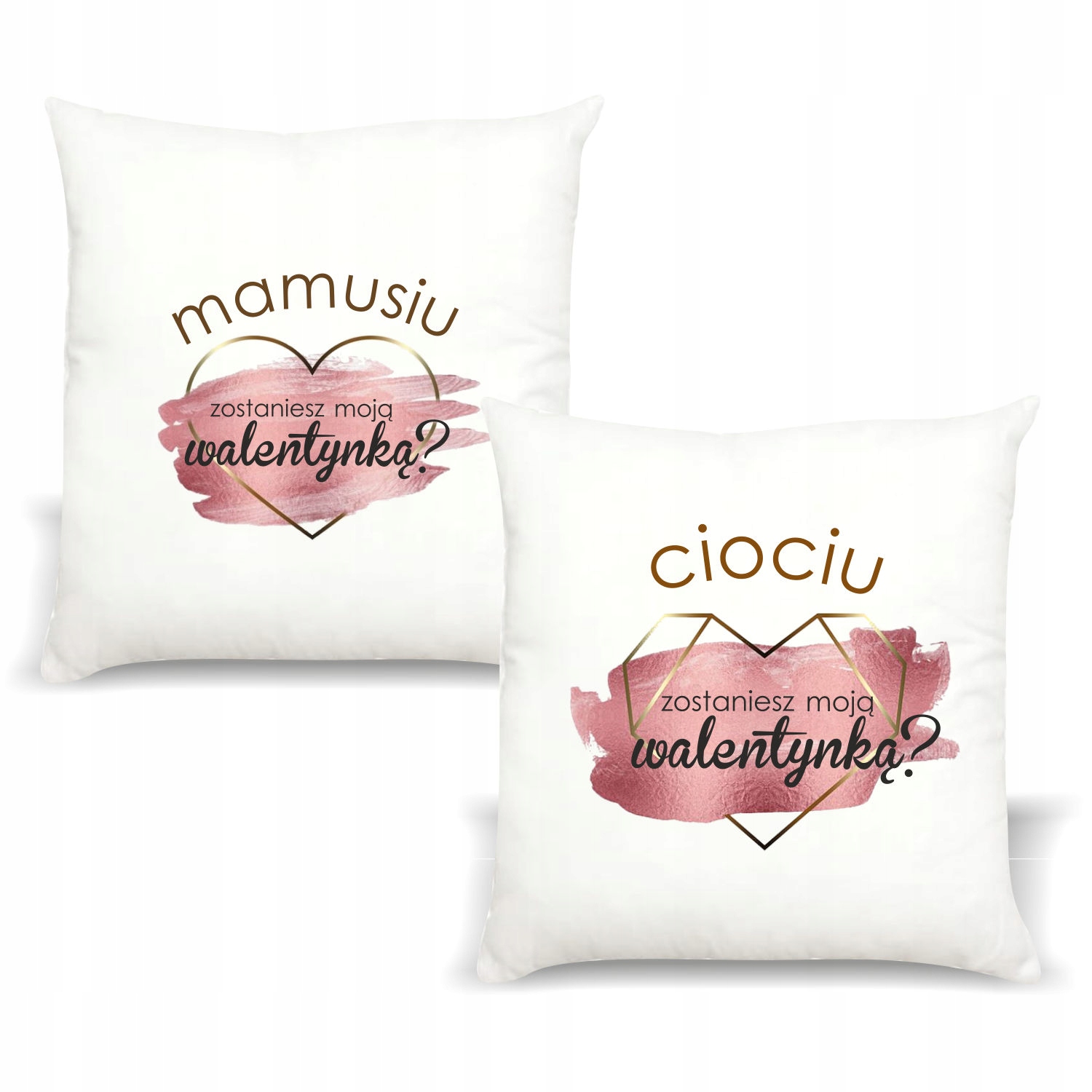 Poduszka z nadrukiem PREZENT dla MAMY WALENTYNKI