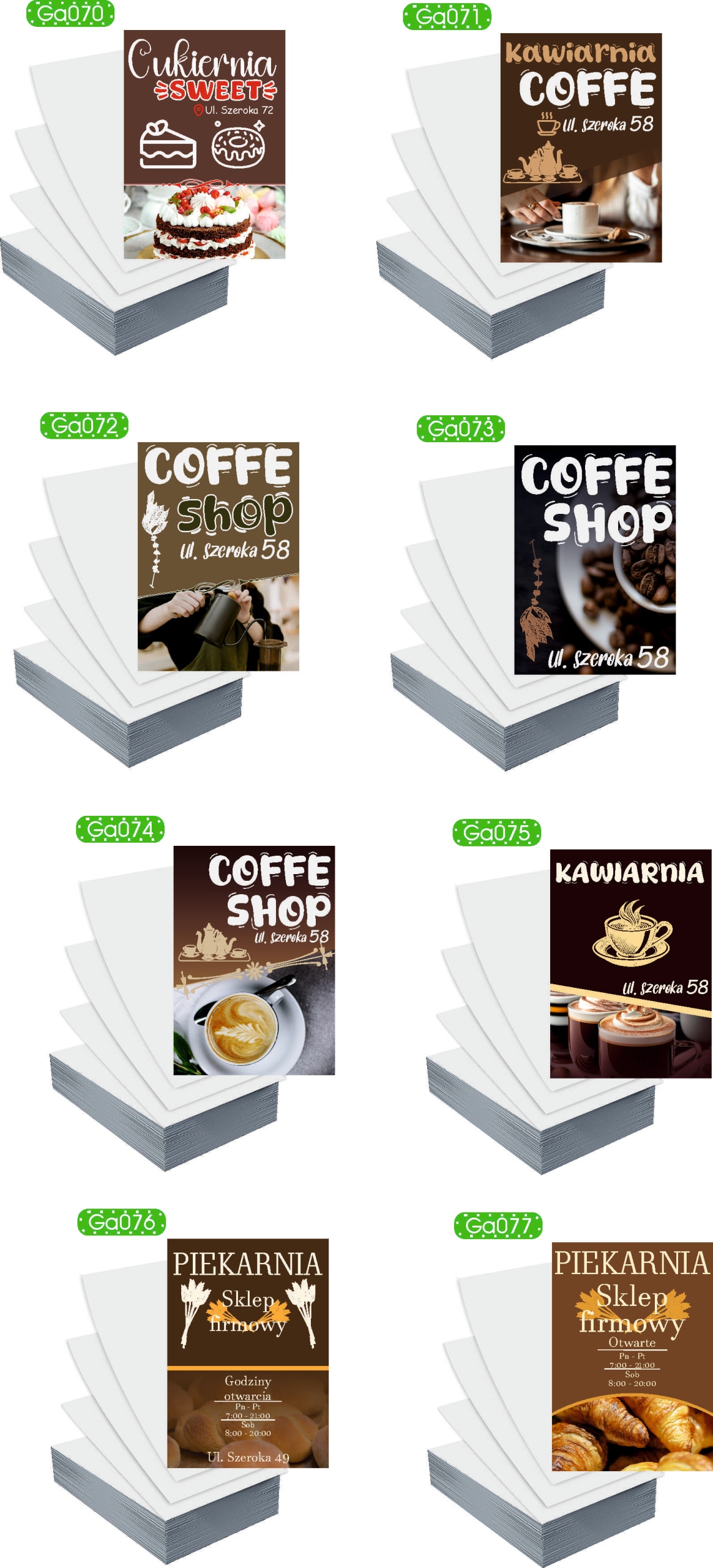 Ulotki A5 5000szt reklamowe firmowe różne wzory JAJA WIEJSKIE SPRZEDAŻ