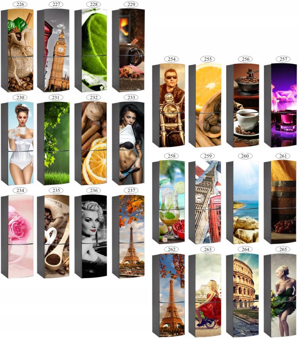 NAKLEJKA na lodówkę naklejki skin OZDOBA