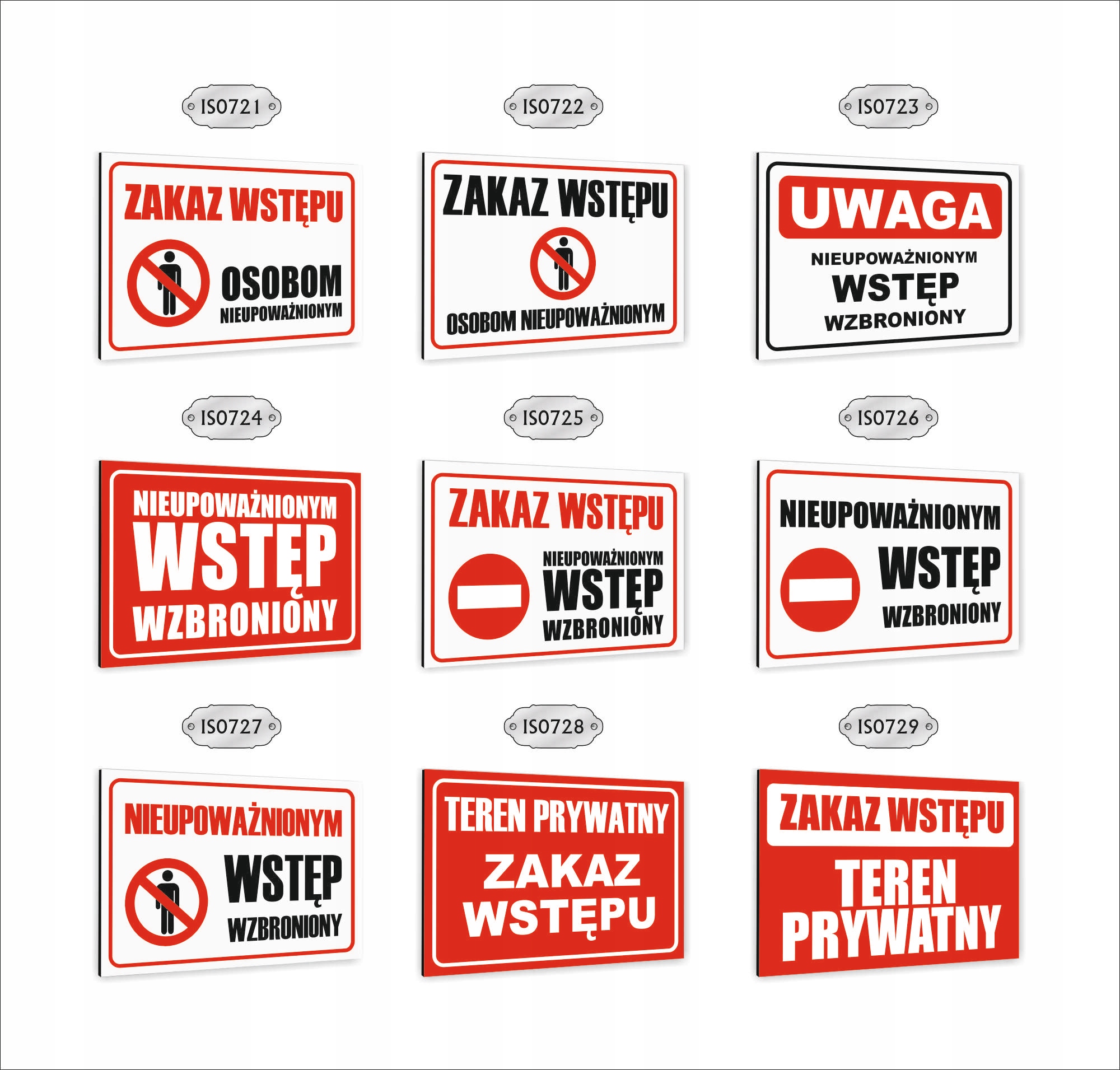 Tabliczka znak informacyjny DIBOND 40x30 ZAKAZ PALENIA nadruk UV