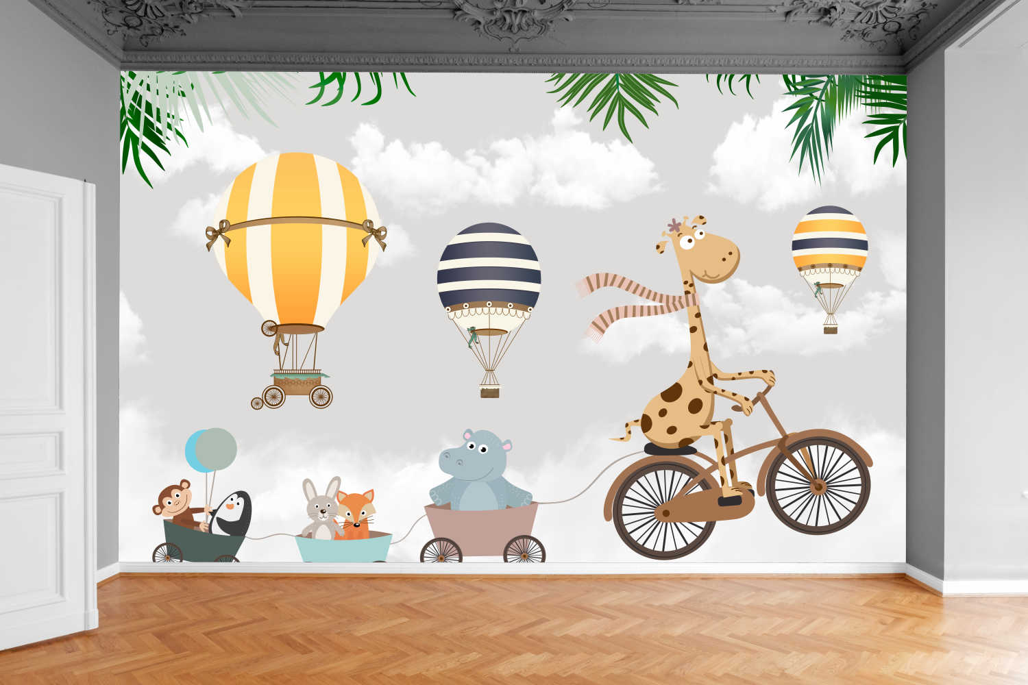 Fototapeta DLA DZIECI ZWIERZĘCA BOHO SKANDYNAWSKA