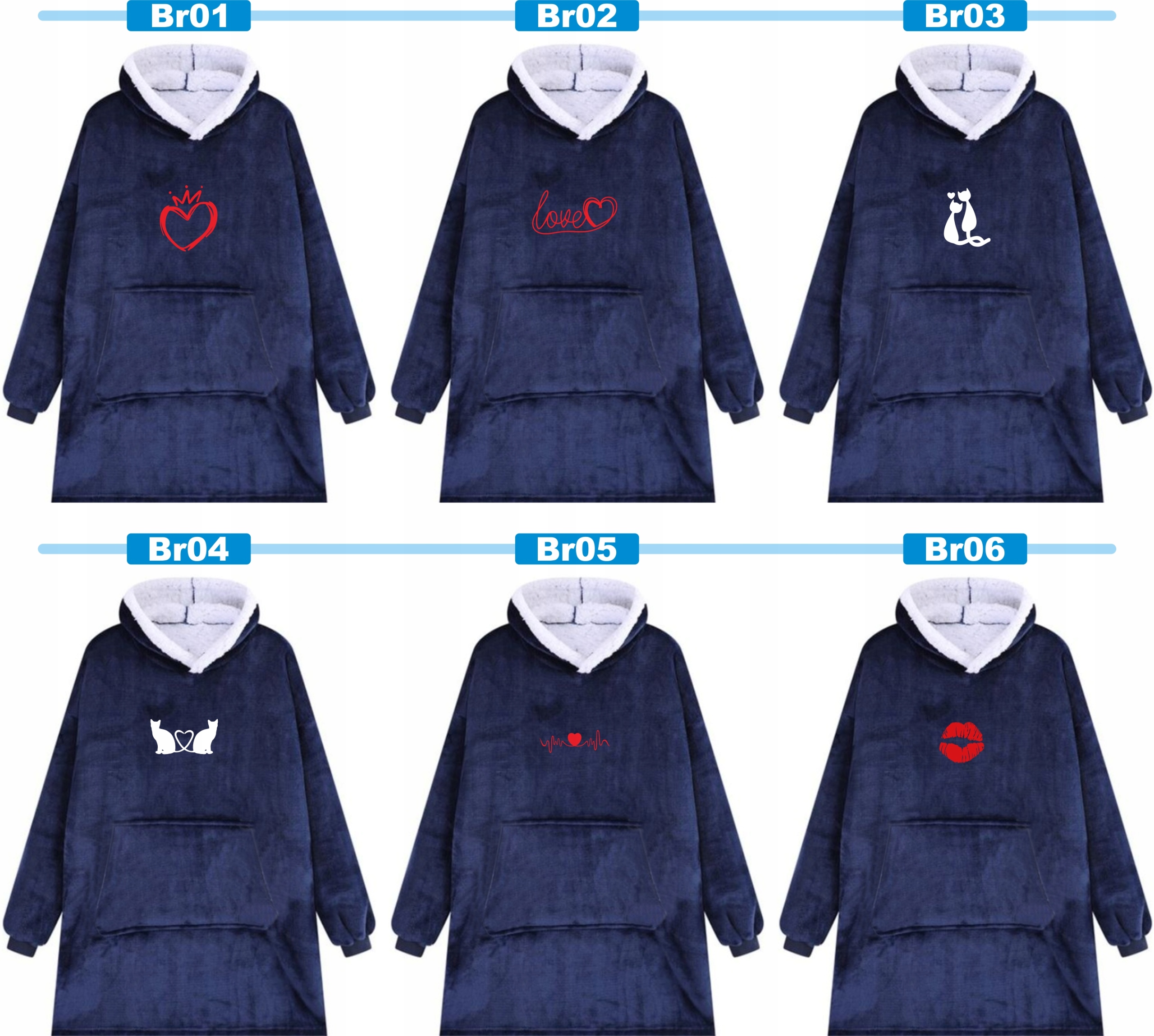 KOCOBLUZA BLUZA KOC OVERSIZE Z HAFTEM PREZENT personalizowany dla żony