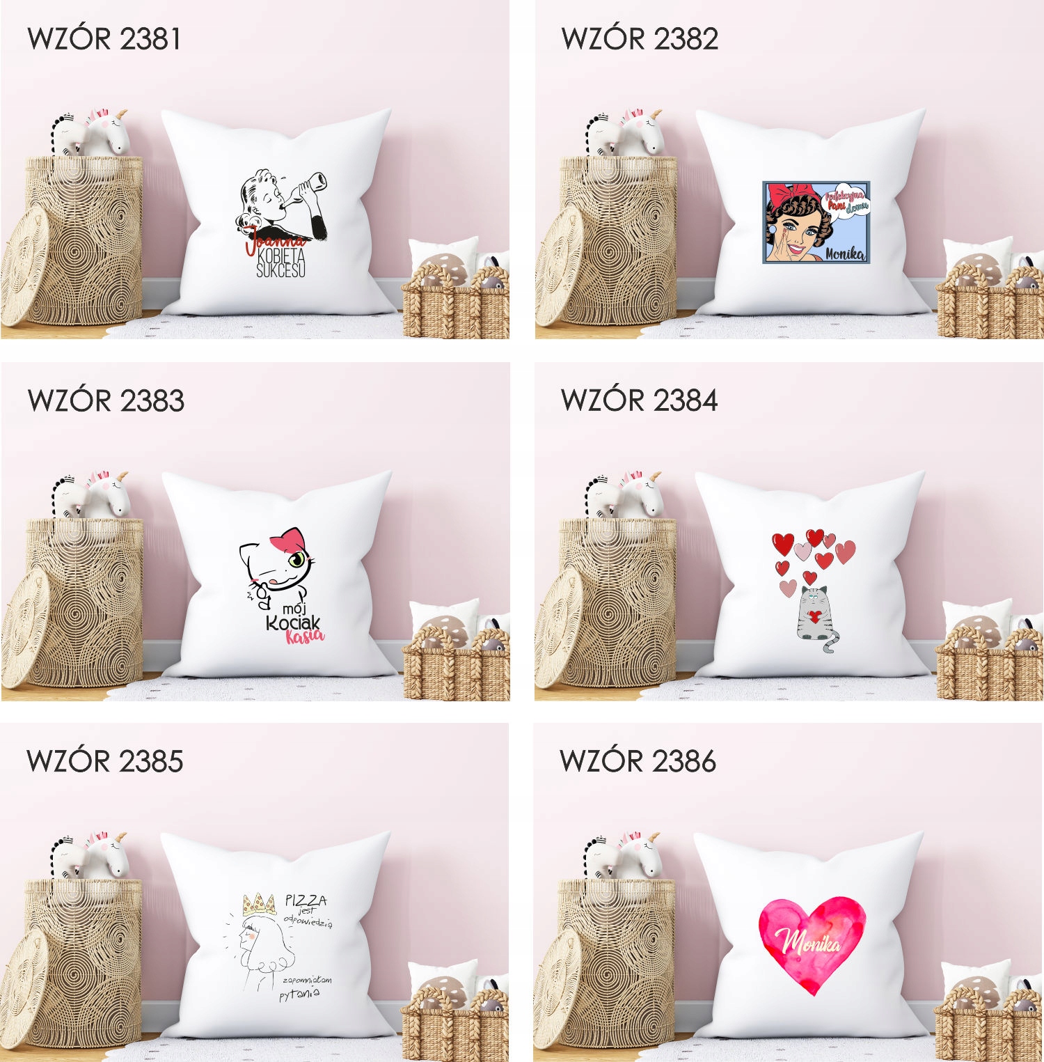 Poduszka z nadrukiem PREZENT JA SIĘ NIE OBRAŻAM