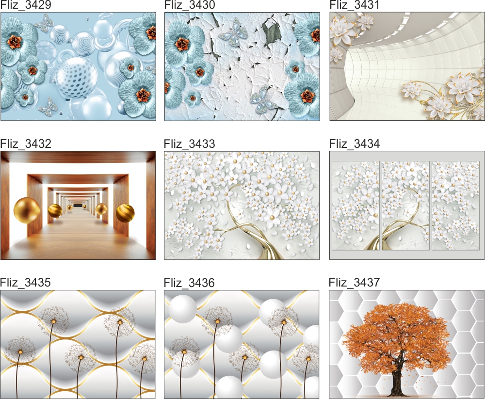 fototapeta DMUCHAWCE KULE KWIATY DO BIURA 360x240