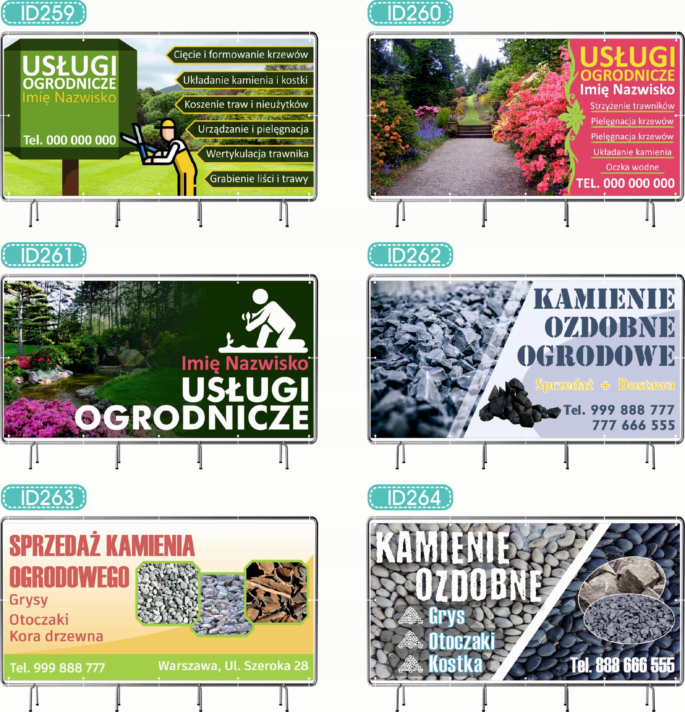 BANER REKLAMOWY 300x150 cm różne wzory projekt w cenie SPRZEDAŻ ZIEMNIAKI