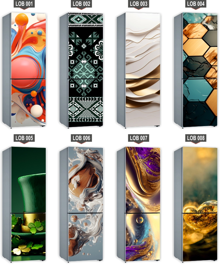 Mata magnetyczna magnes ozdobny na lodówkę abstrakcyjne kolorowe warkocze