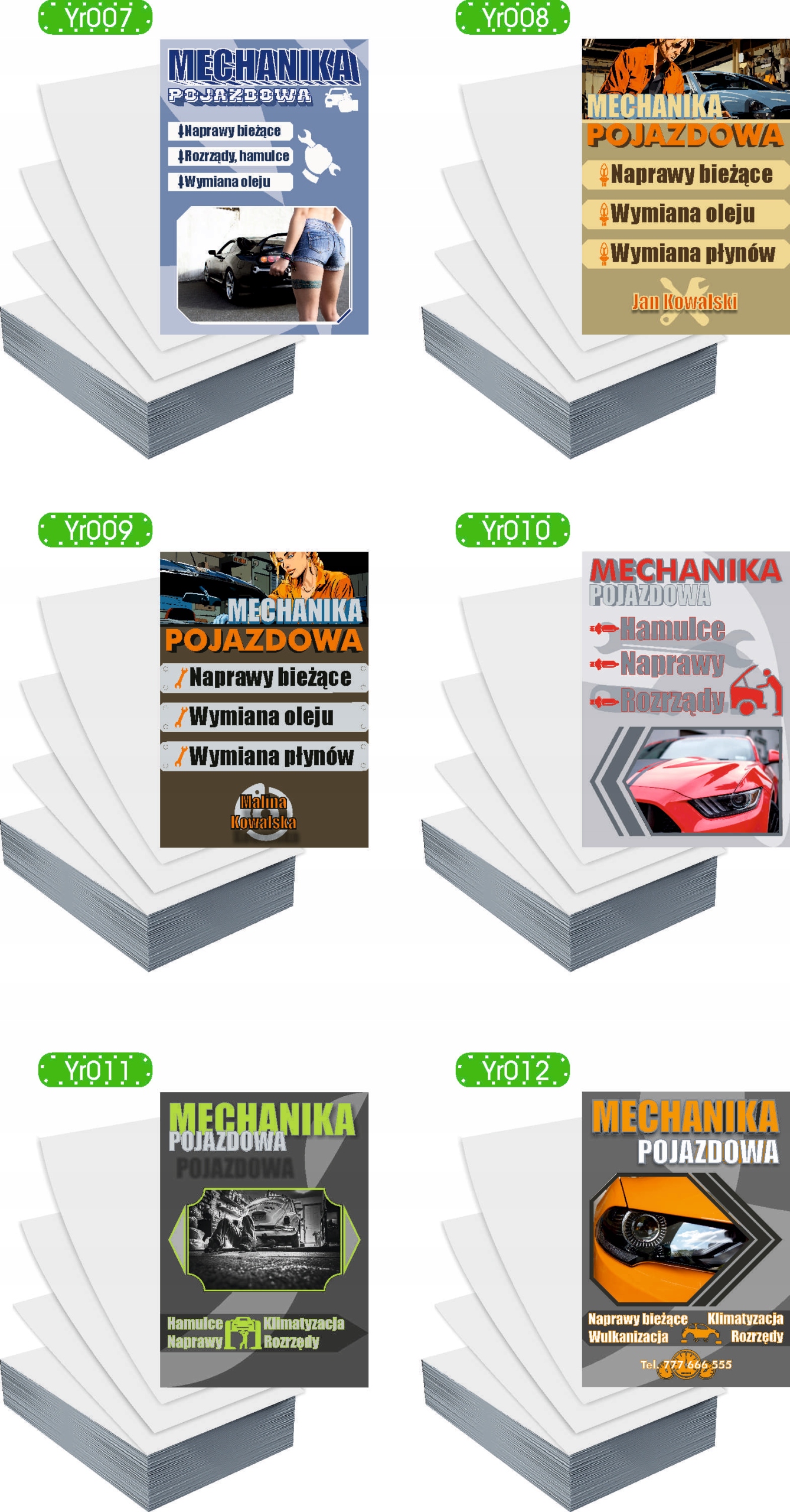 Ulotki A4 100 szt reklamowe firmowe USŁUGI HYDRAULICZNE duży wybór