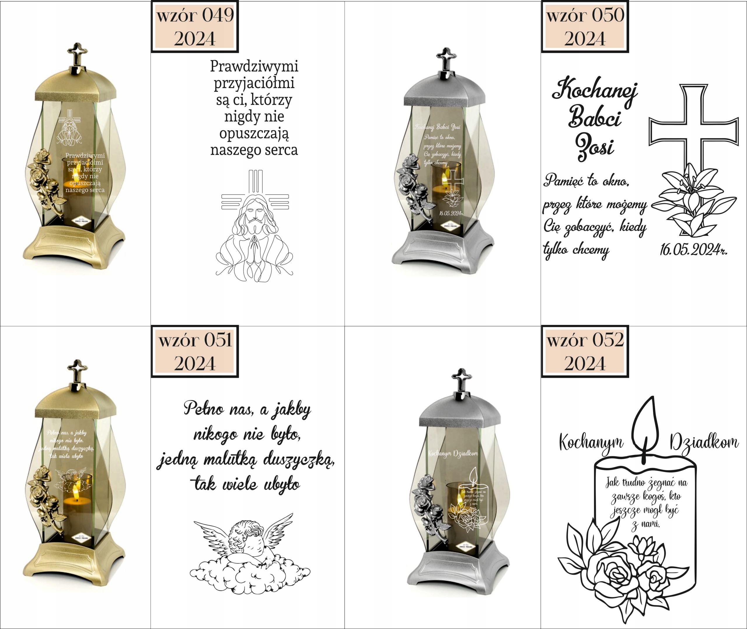 ZNICZ z różą GRAWER KAPLICZKA personalizowany napis dedykacja DLA BRATA